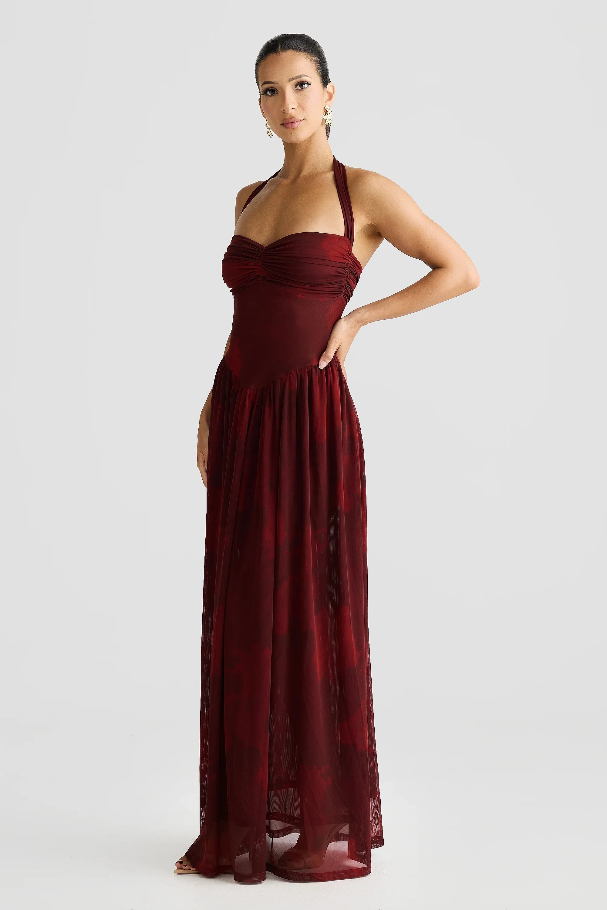 Flora Dress - Marble Print - Image 3