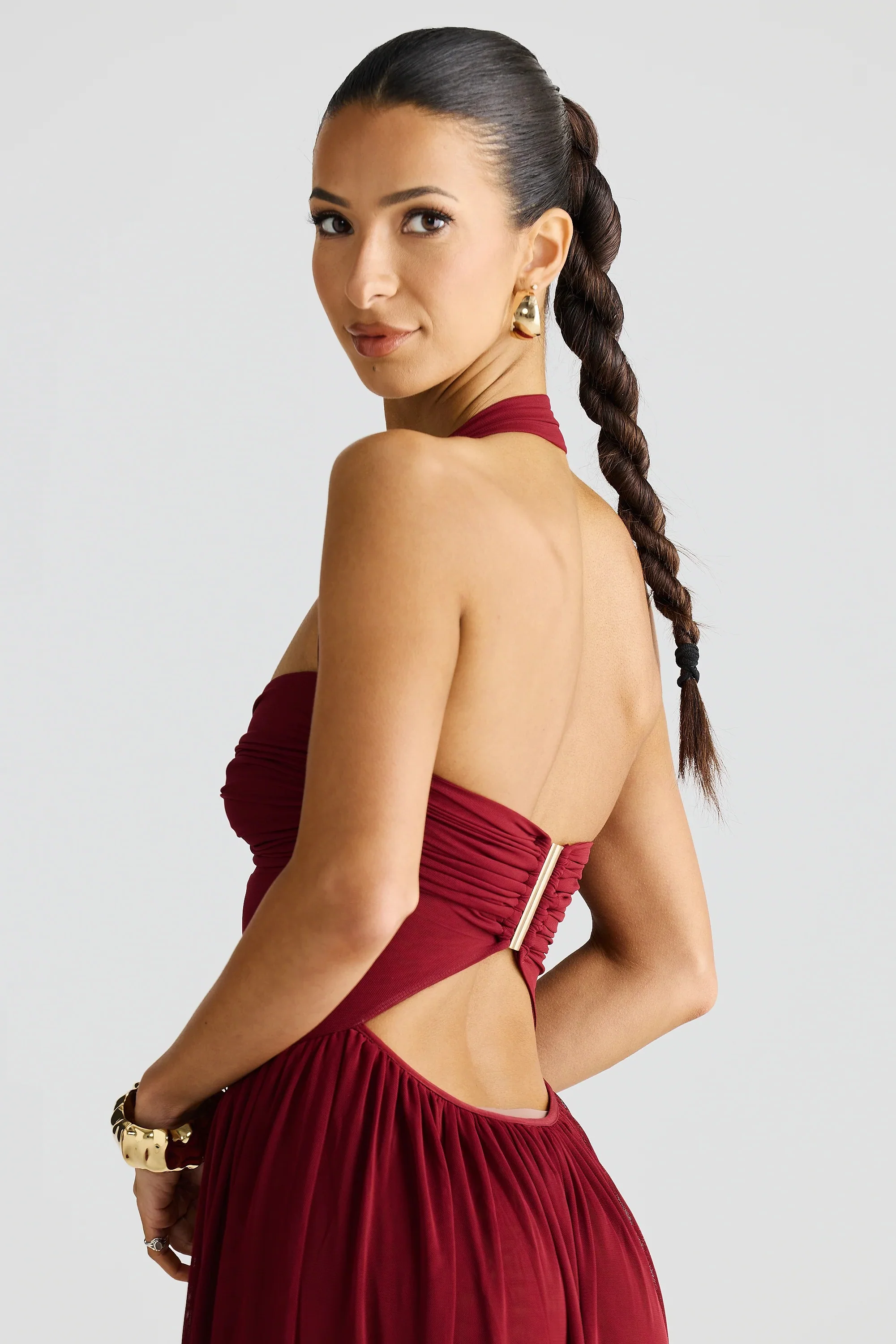 Flora Dress - Shiraz - Image 4