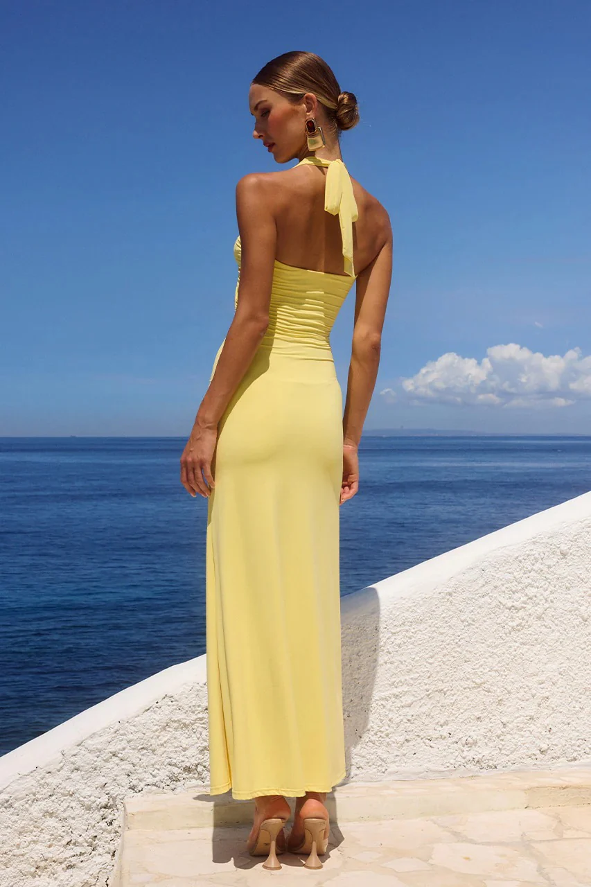 Flora Maxi Dress - Butter - Image 2