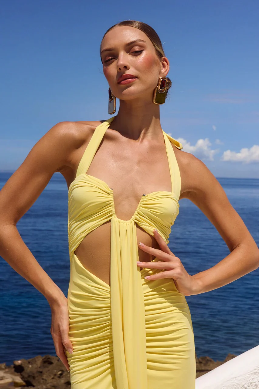 Flora Maxi Dress - Butter - Image 5