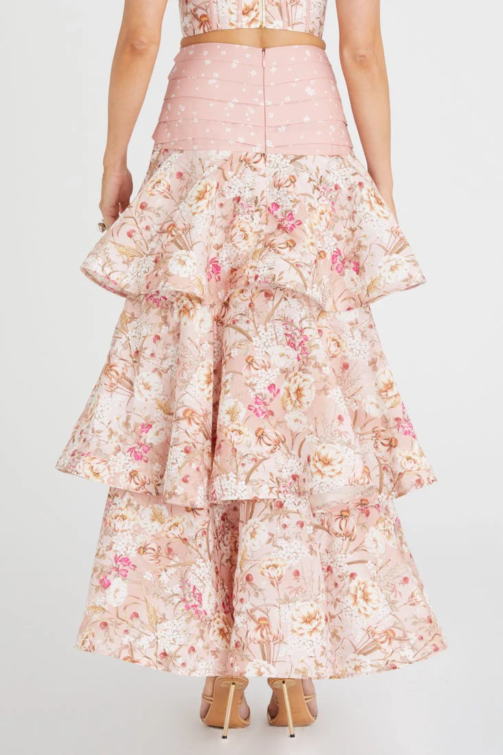 Florence Maxi Skirt - Multi Floral - Image 5