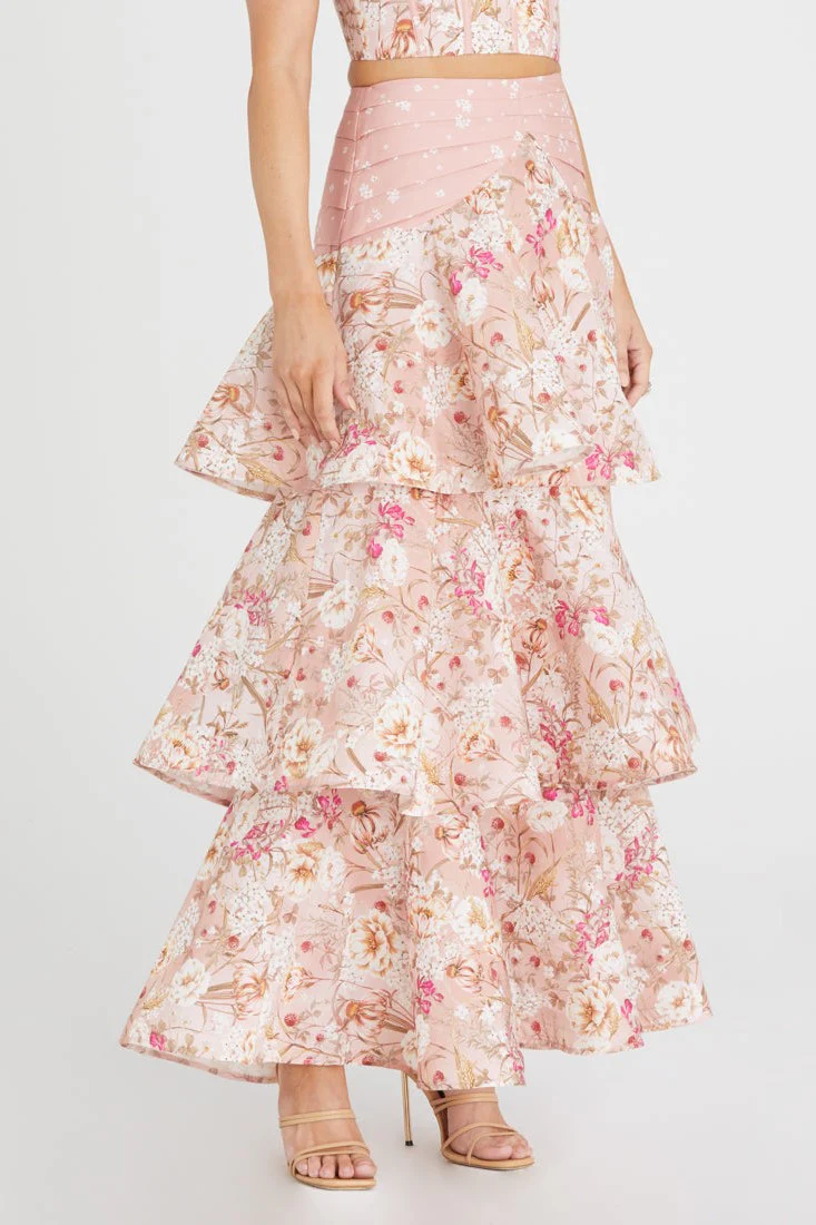 Florence Maxi Skirt - Multi Floral - Image 6