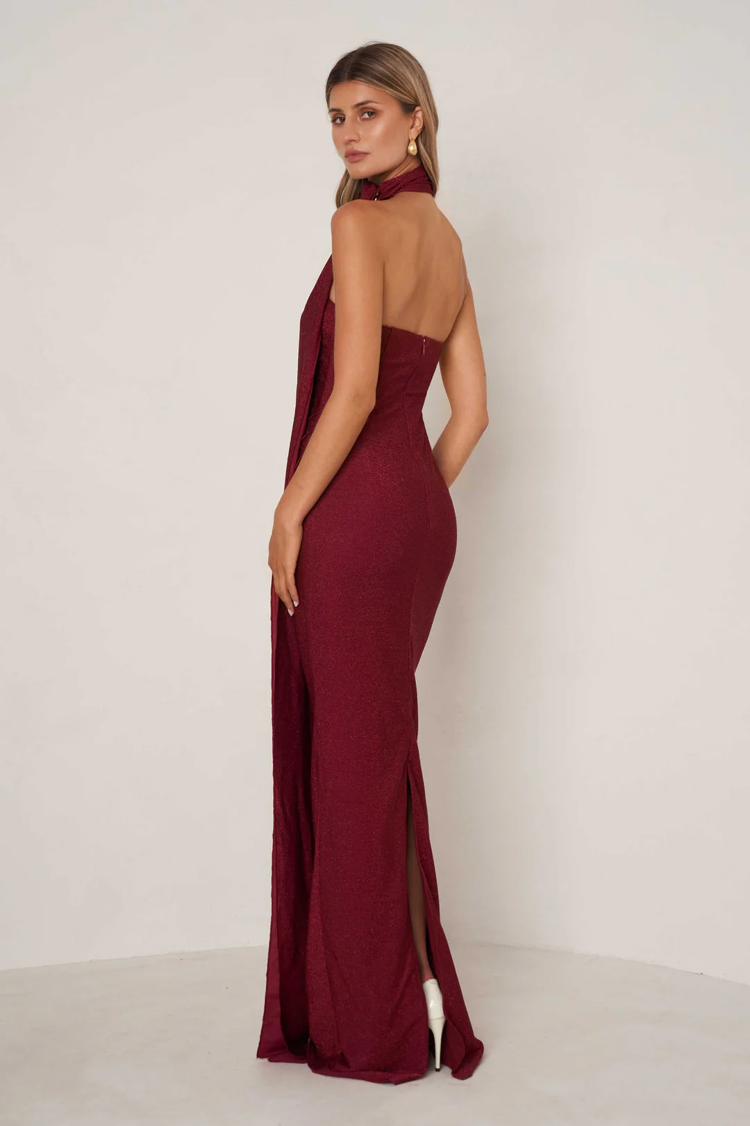 Gabriella Dress - Cherry Red - Image 2