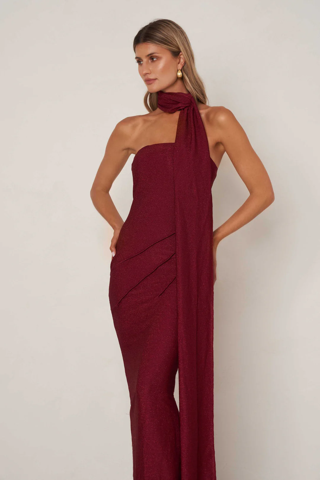 Gabriella Dress - Cherry Red - Image 3