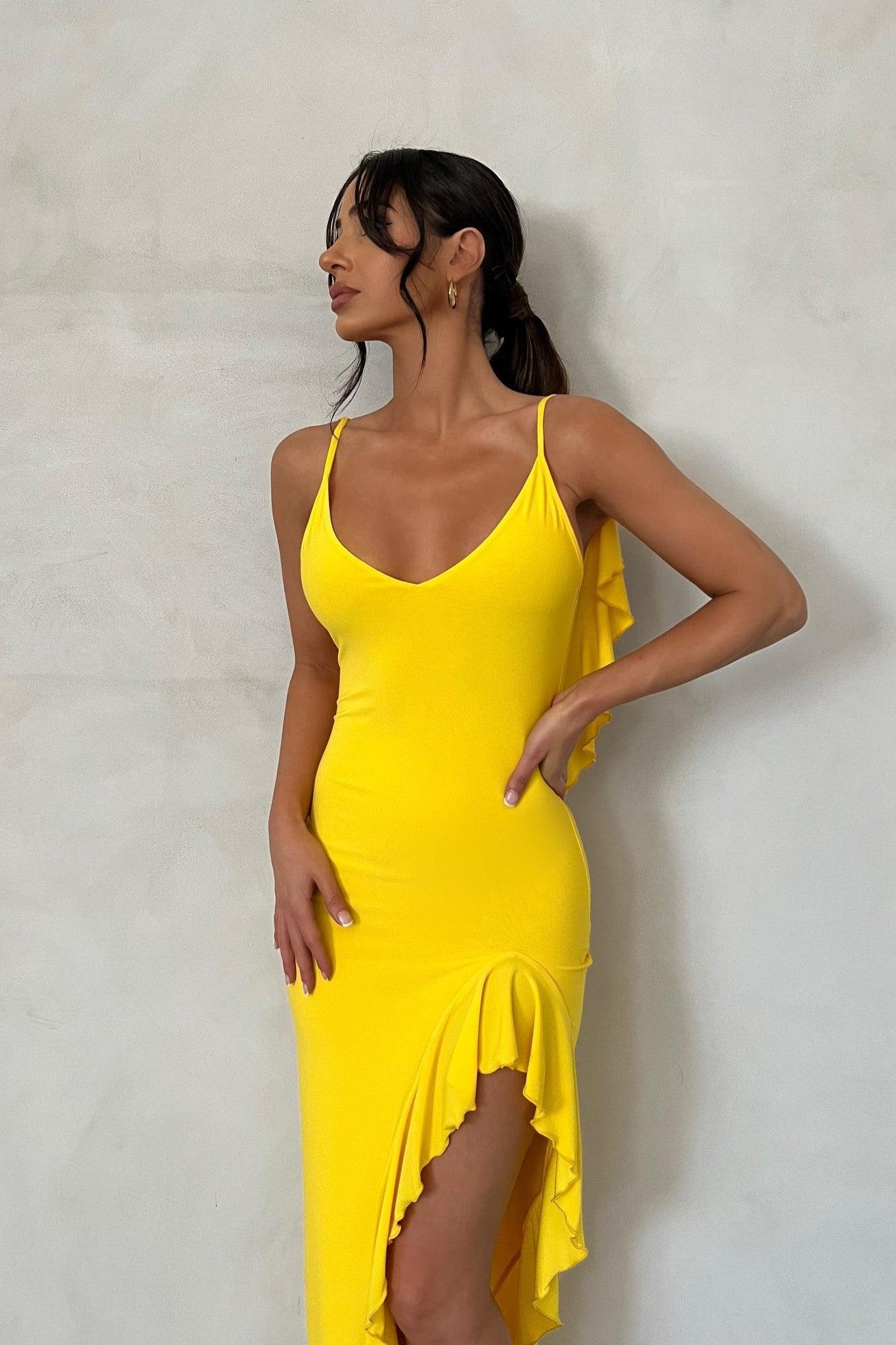 Gabriella Gown - Yellow - Image 5