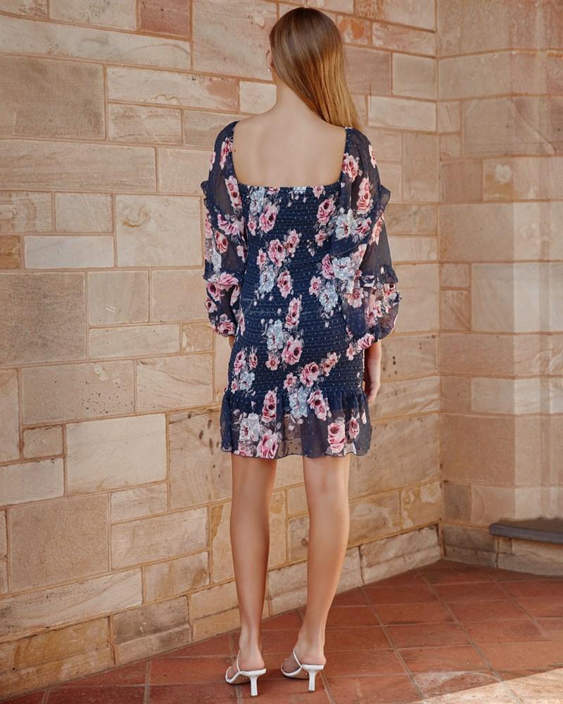 Gail Dress - Navy Floral - Image 4