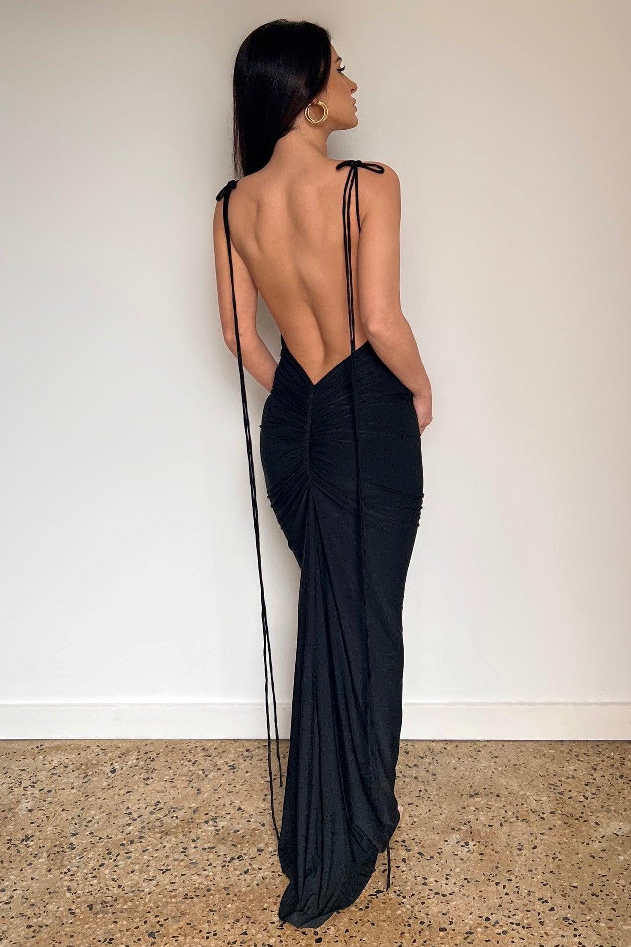 Gia Gown - Black - Image 6