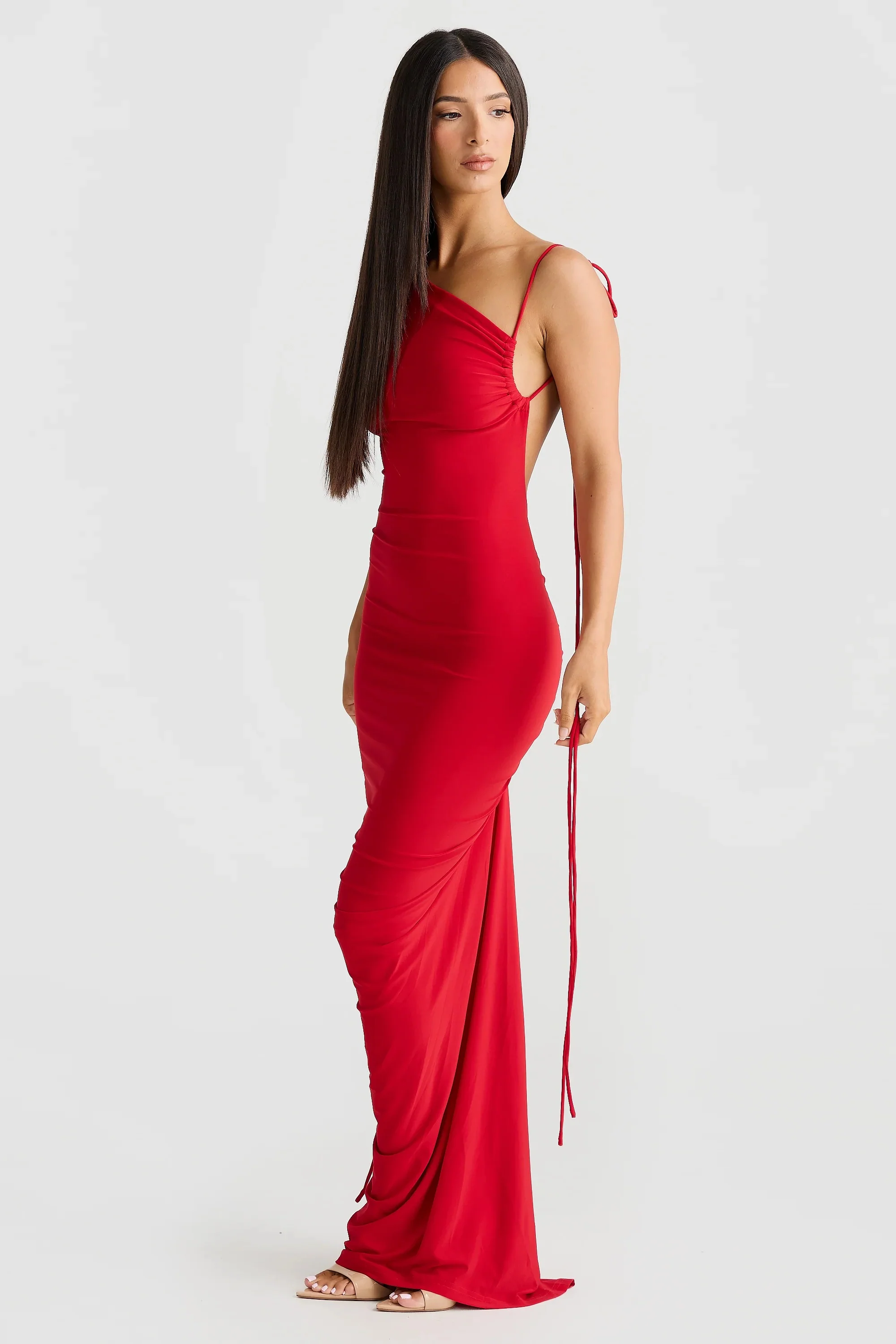 Gia Gown - Red - Image 4
