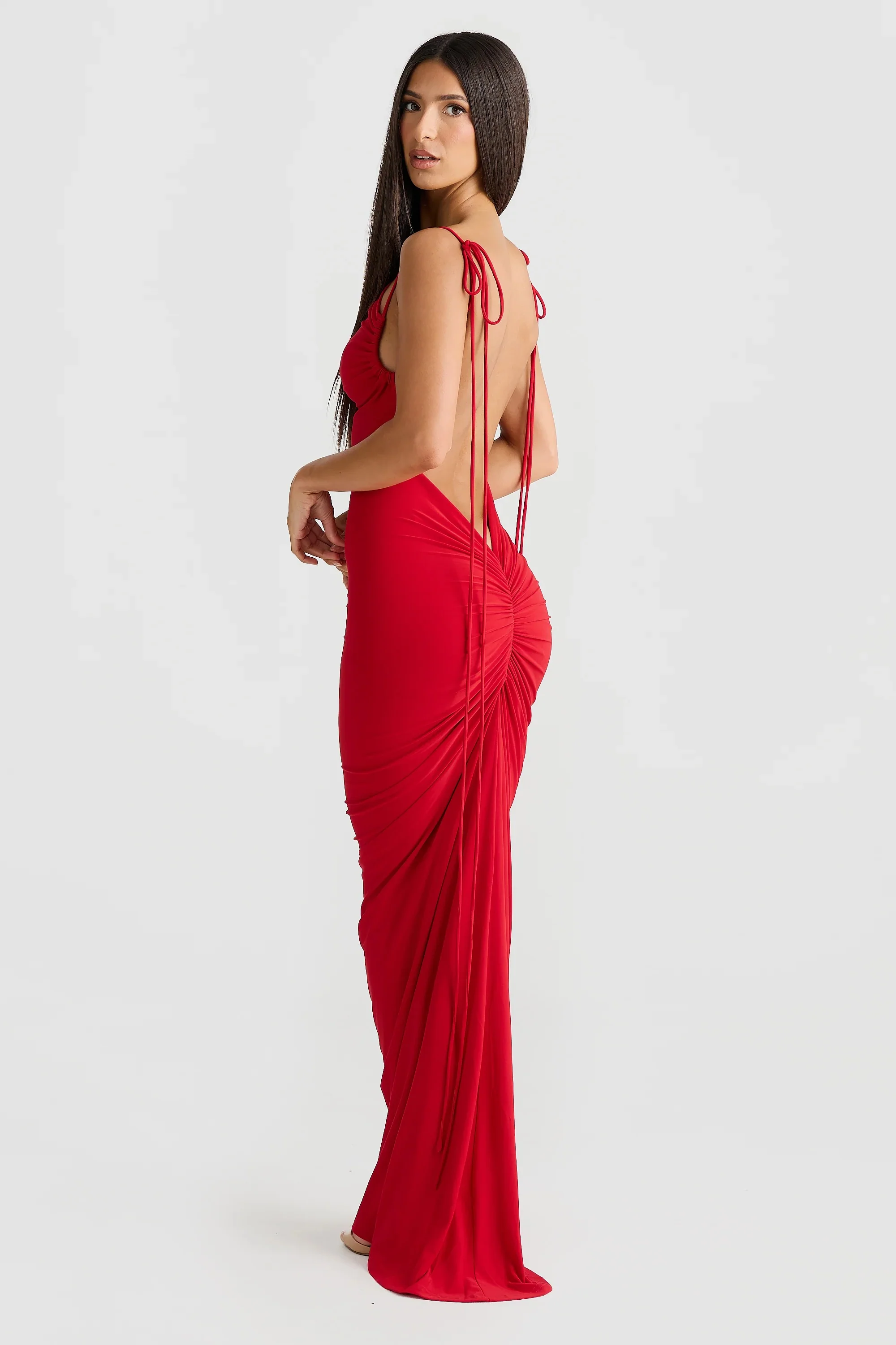 Gia Gown - Red - Image 5