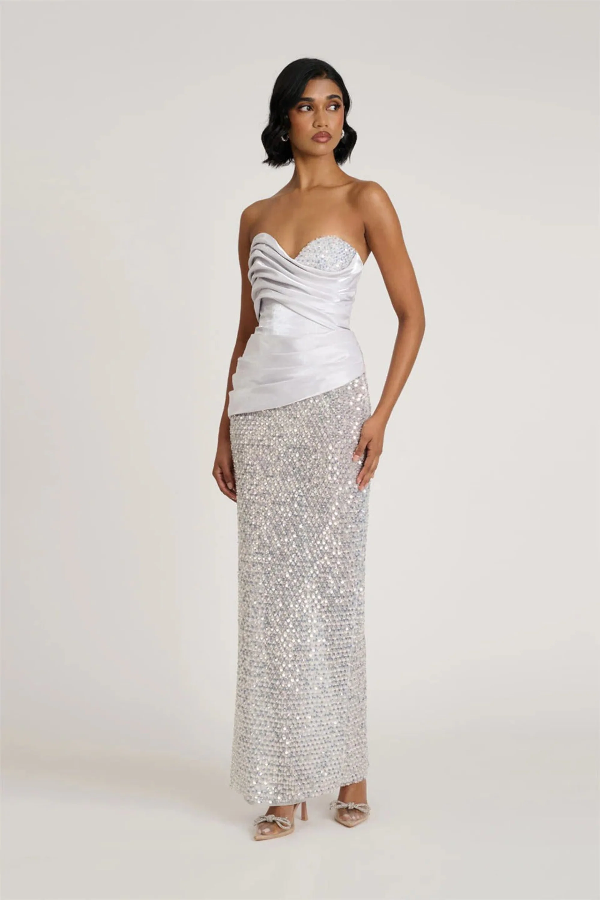 Gia Gown - Silver - Image 5