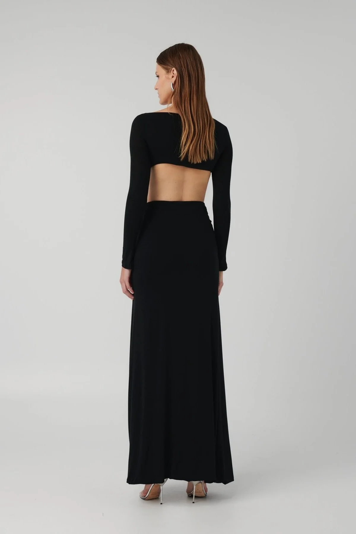 Gillian Maxi Skirt - Black - Image 3