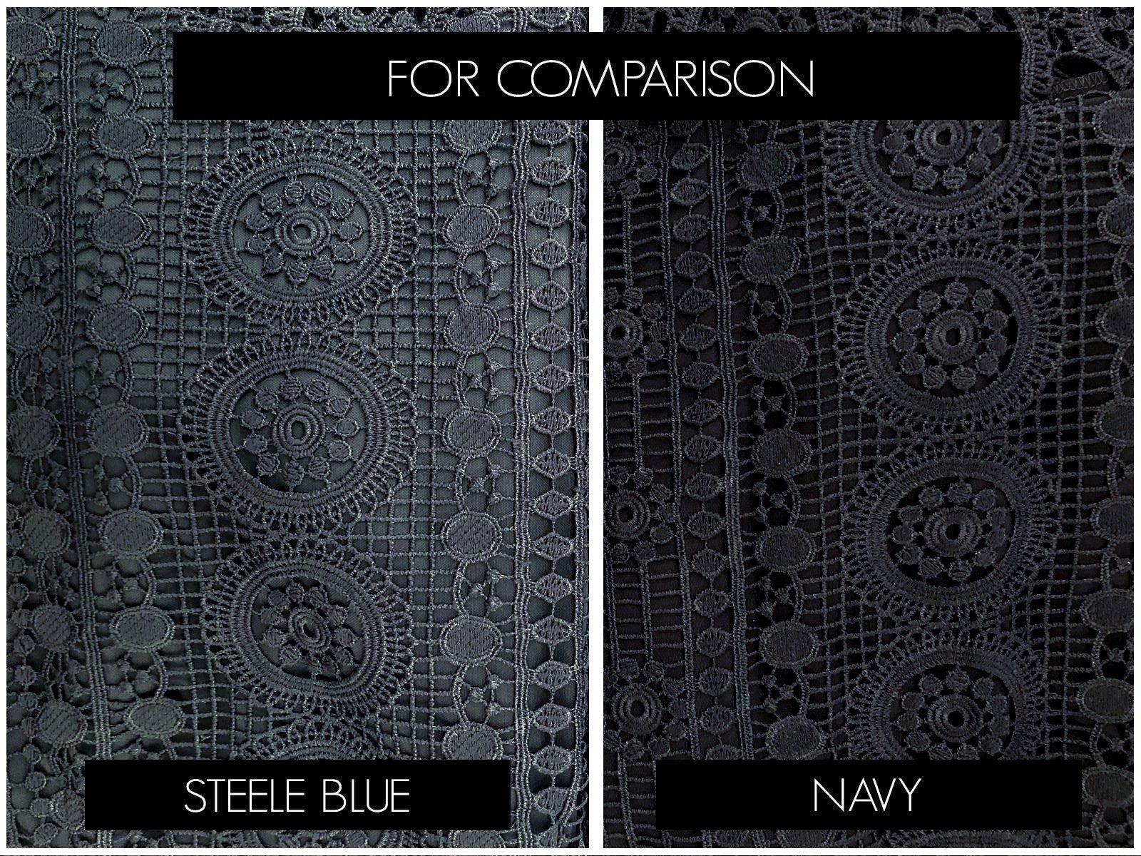 Giselle Dress - Steel Blue - Image 6