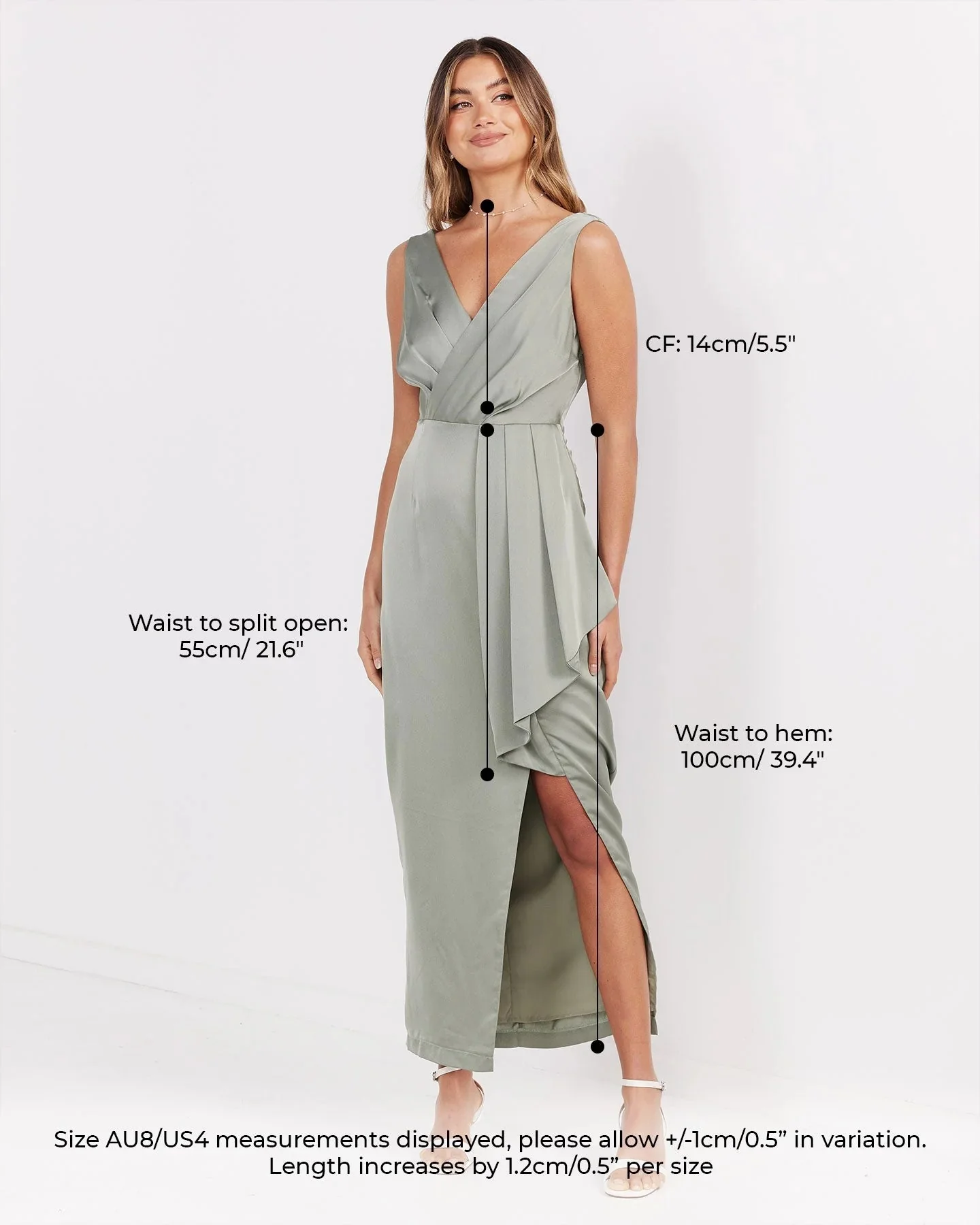 Goddess Dress - Sage - Image 5