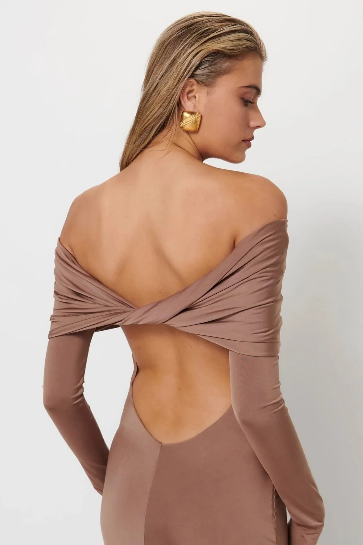 Gwen Gown - Coffee - Image 2