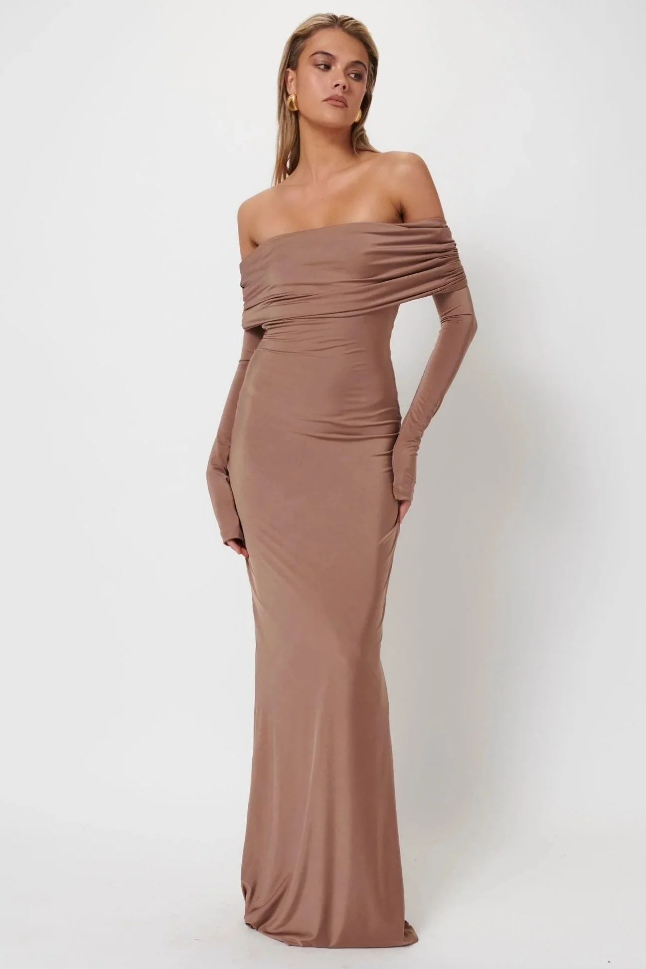 Gwen Gown - Coffee - Image 4