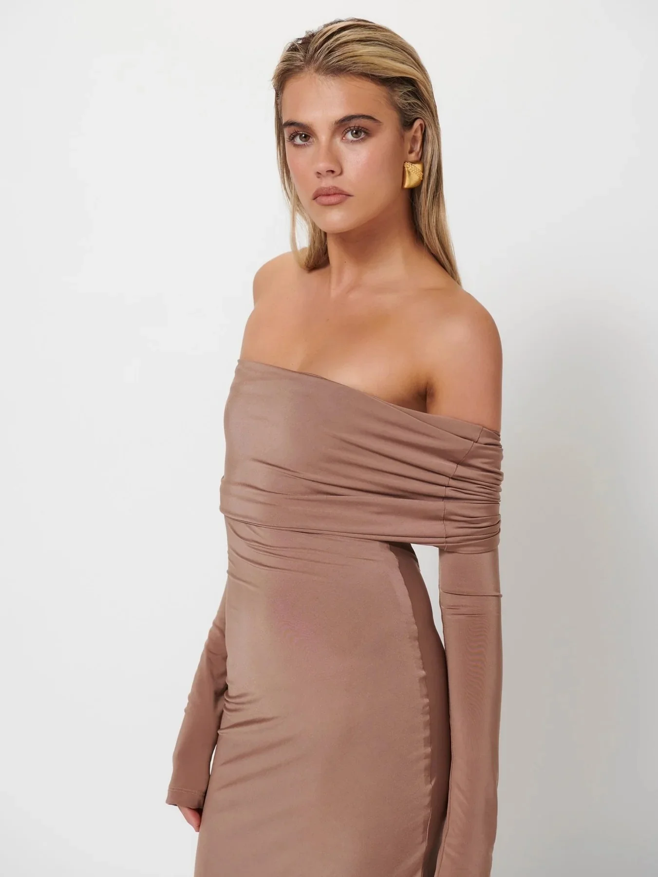 Gwen Gown - Coffee - Image 5