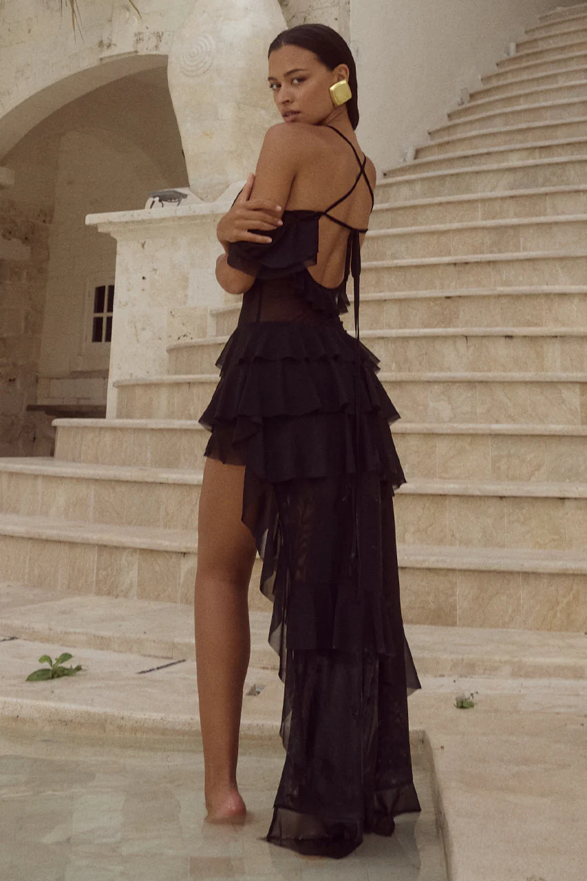 Harrietta Maxi Dress - Black - Image 2