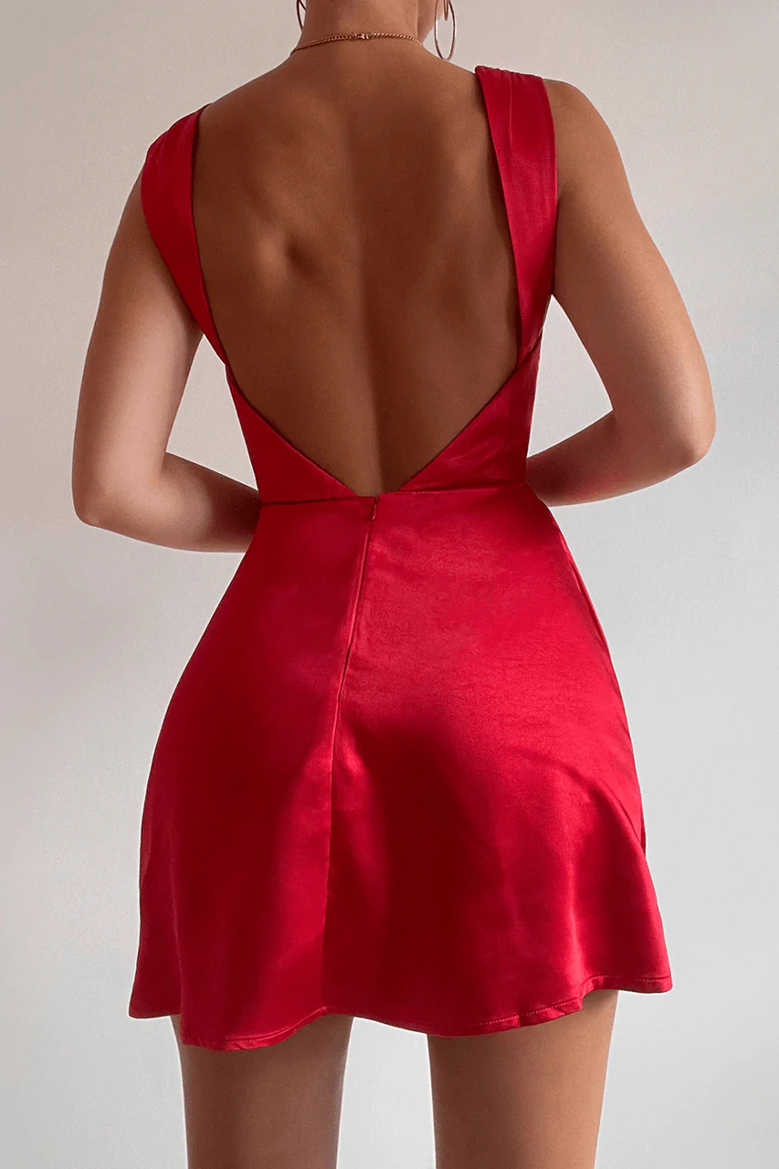 Havanna Mini Dress - Red - Image 2