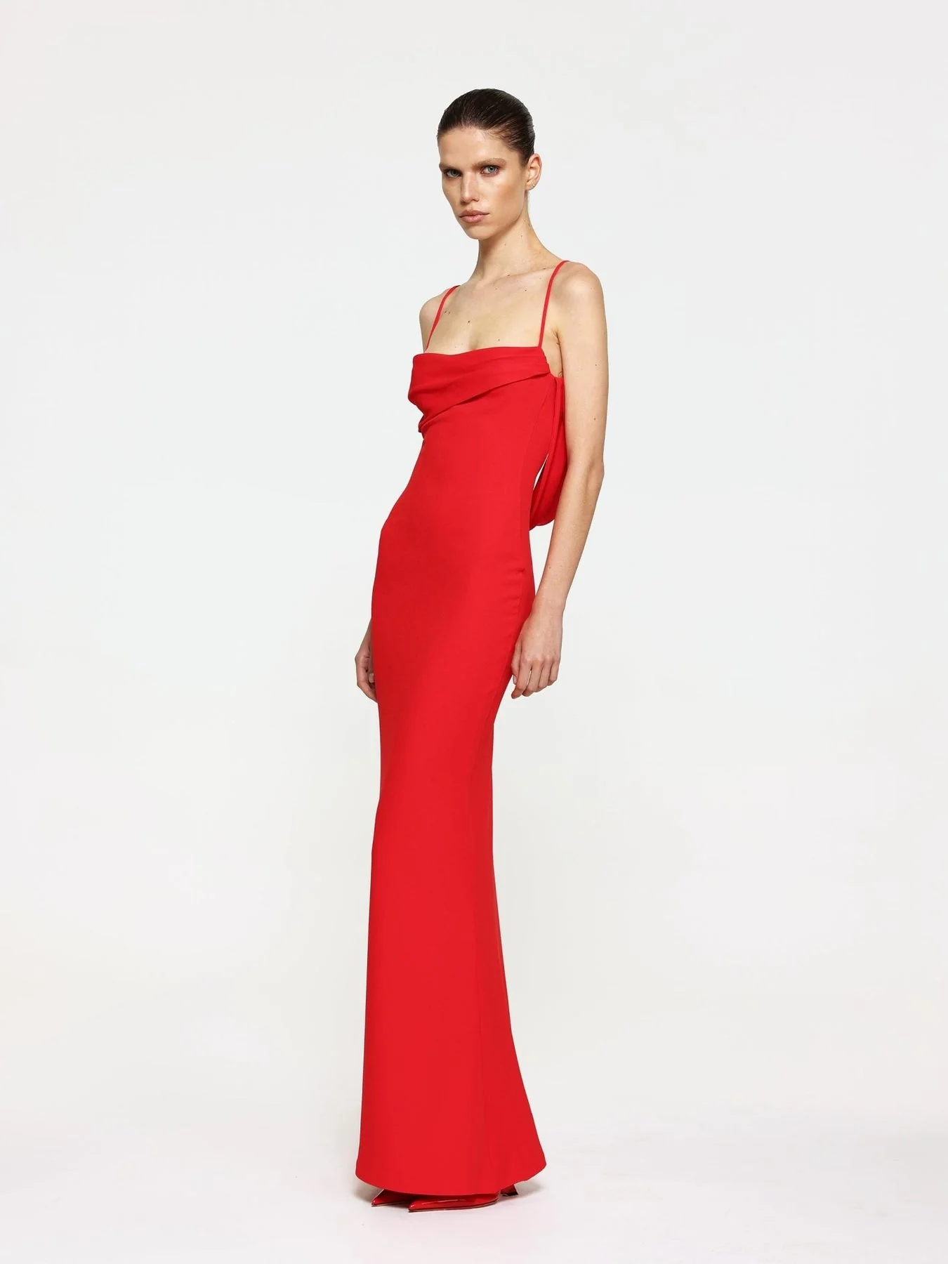 Havilland Gown - Cherry Red - Image 3