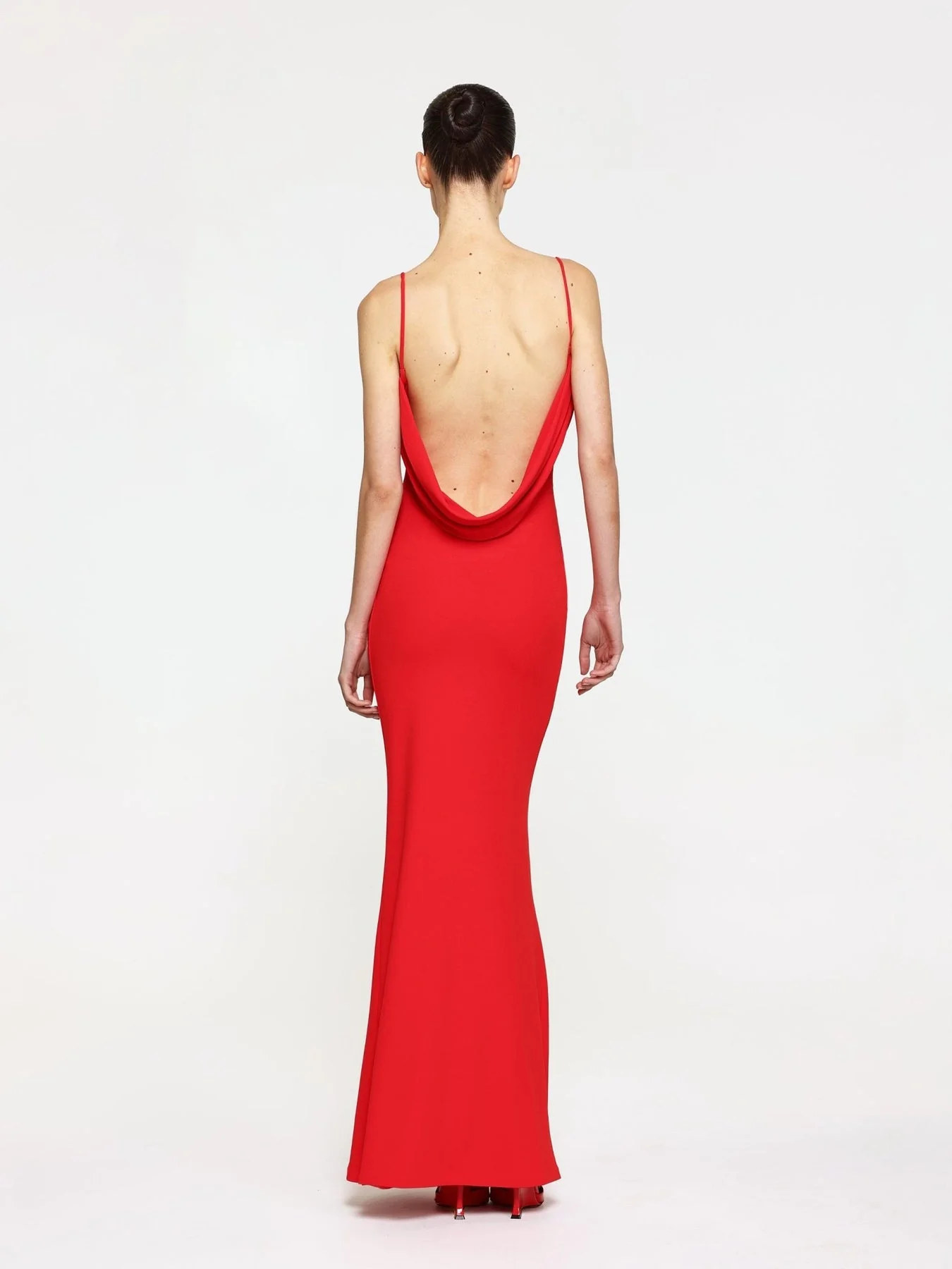 Havilland Gown - Cherry Red - Image 6
