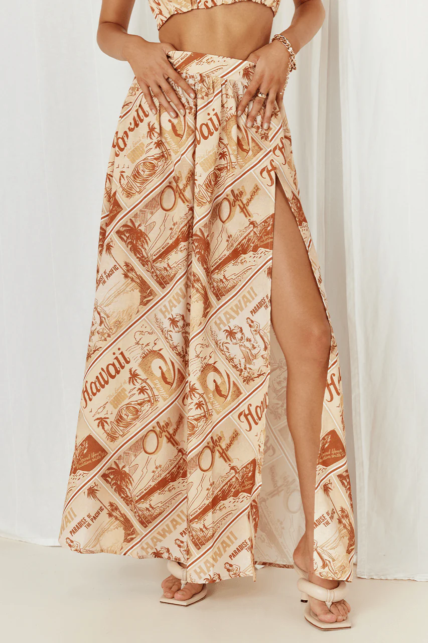 Hawaii Maxi Skirt - Sand - Image 5