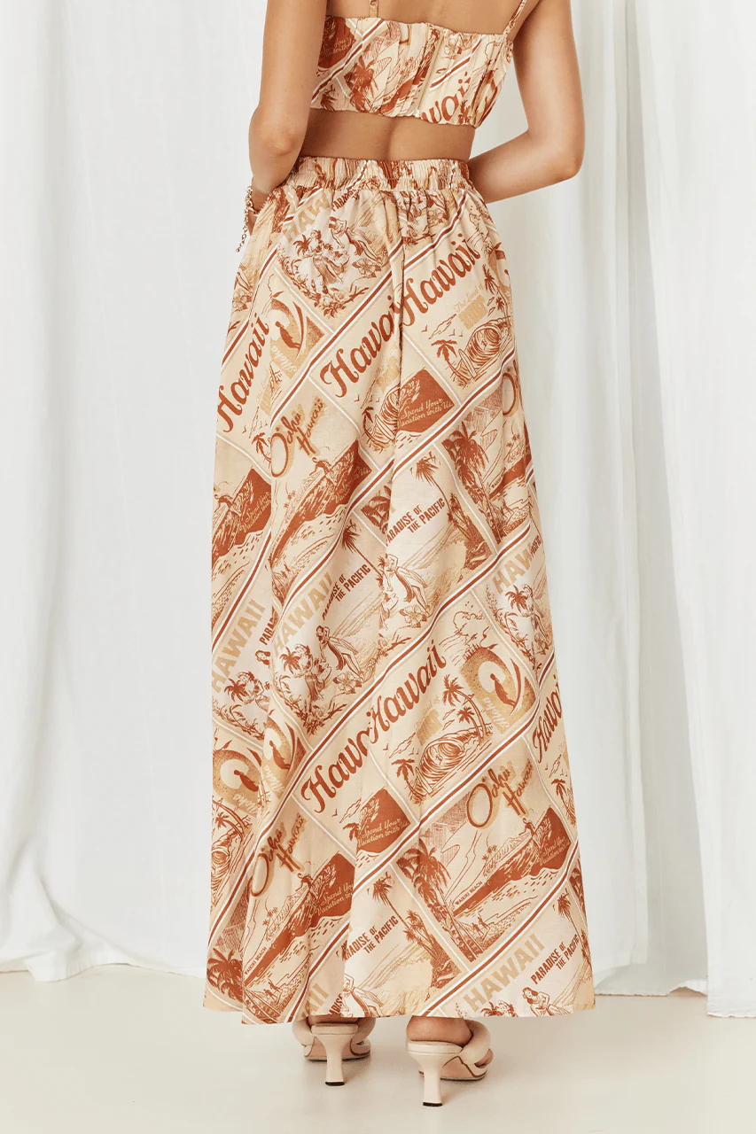 Hawaii Maxi Skirt - Sand - Image 6