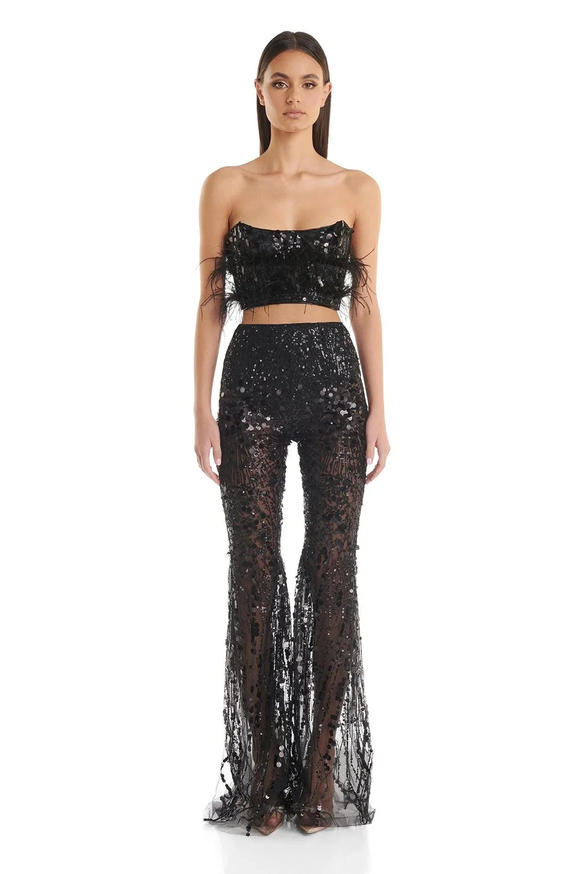 Heather Top - Black - Image 4