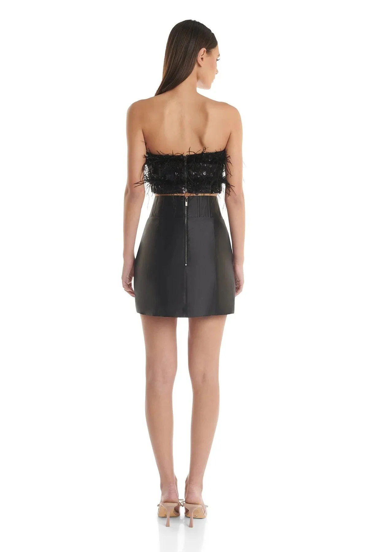 Heather Top - Black - Image 5
