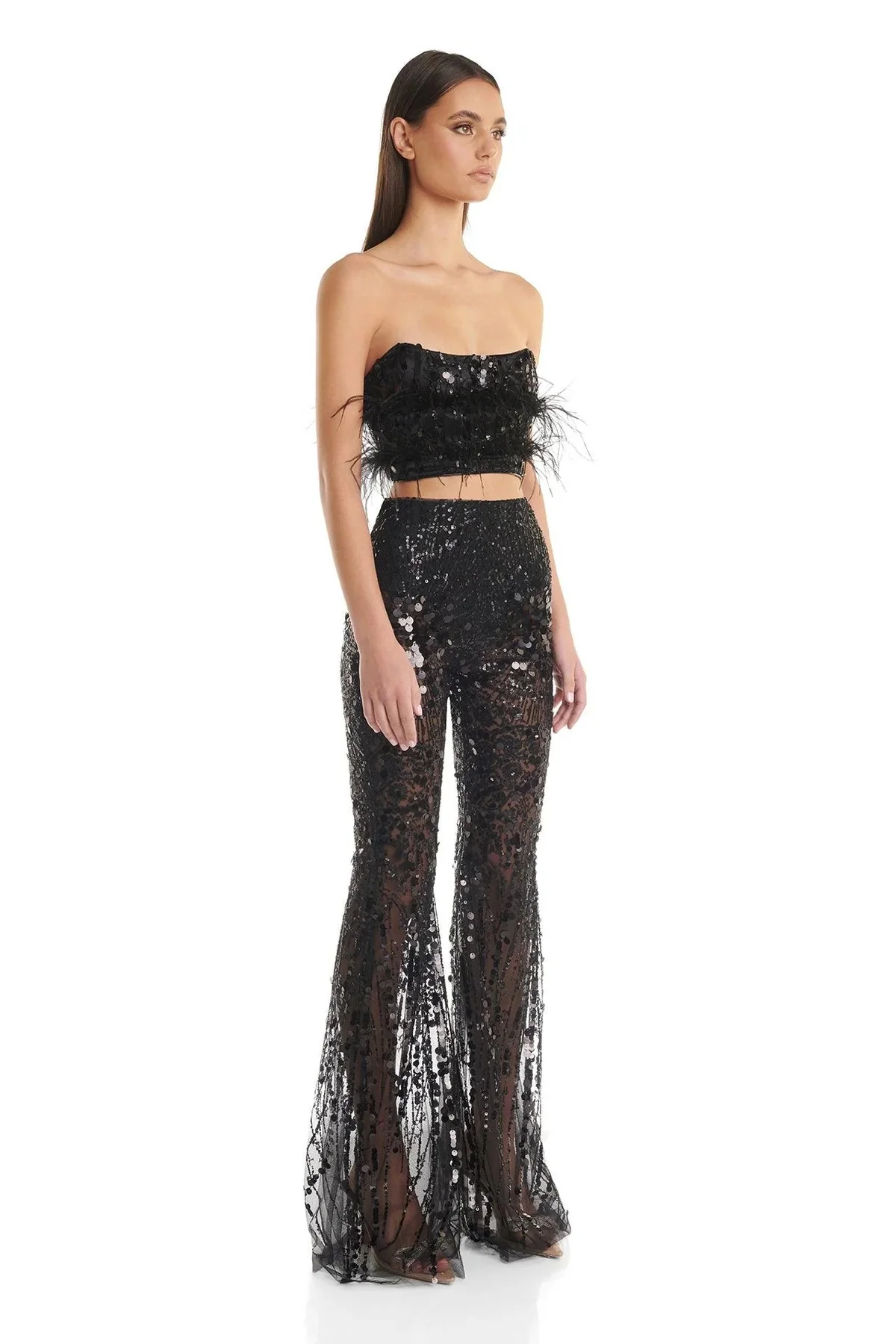 Heather Top - Black - Image 6