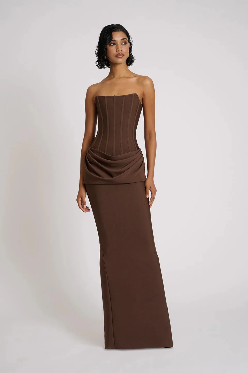 Hilda Gown - Chocolate - Image 3