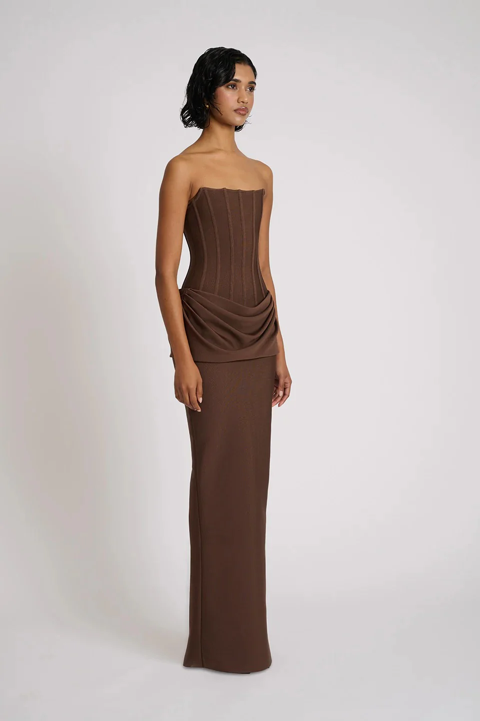 Hilda Gown - Chocolate - Image 4