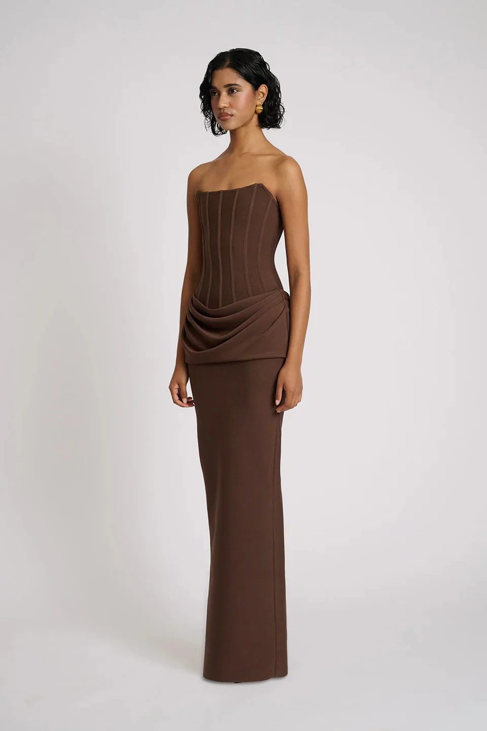 Hilda Gown - Chocolate - Image 5