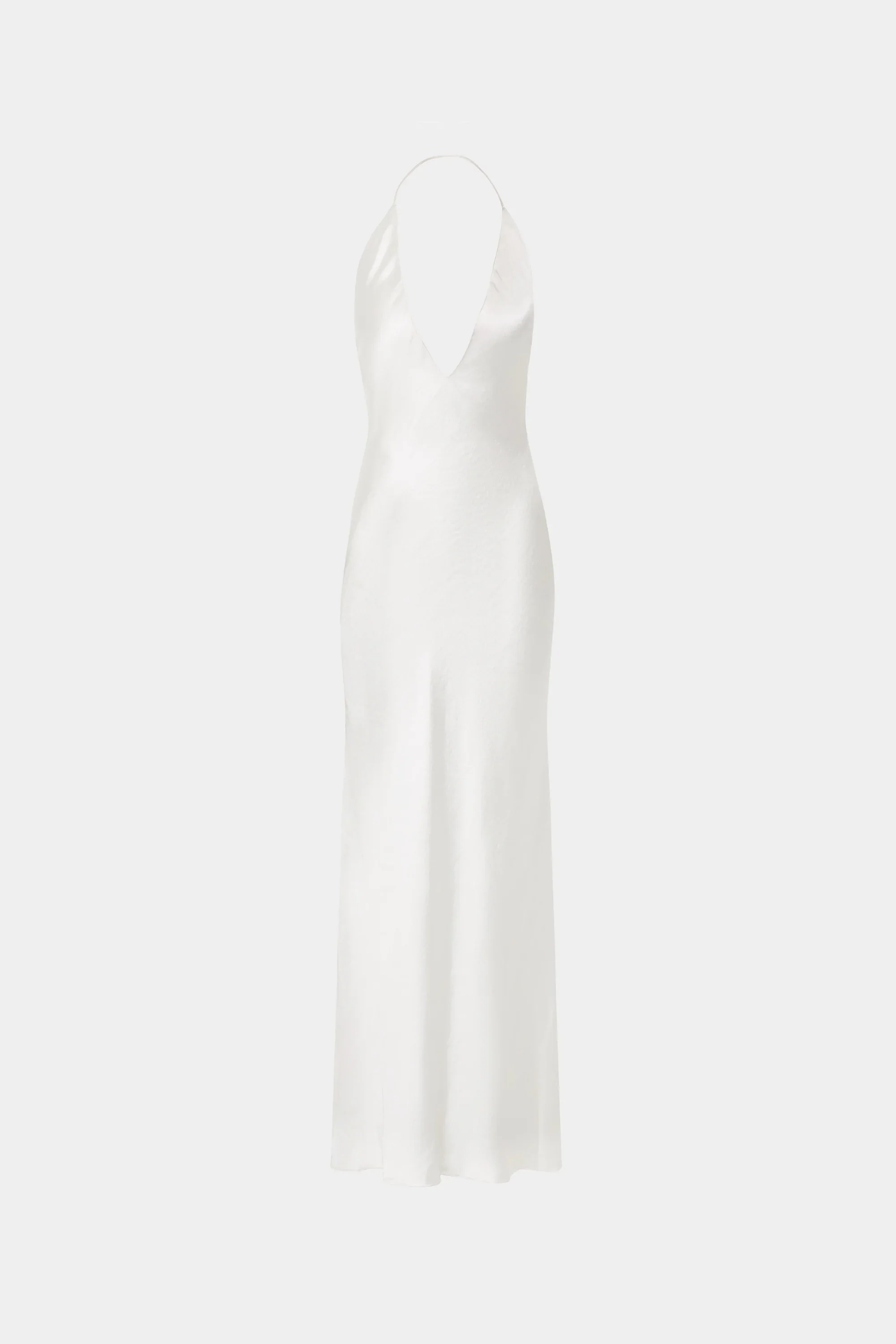 Misha Honor Satin Maxi Dress - Ivory - Image 7