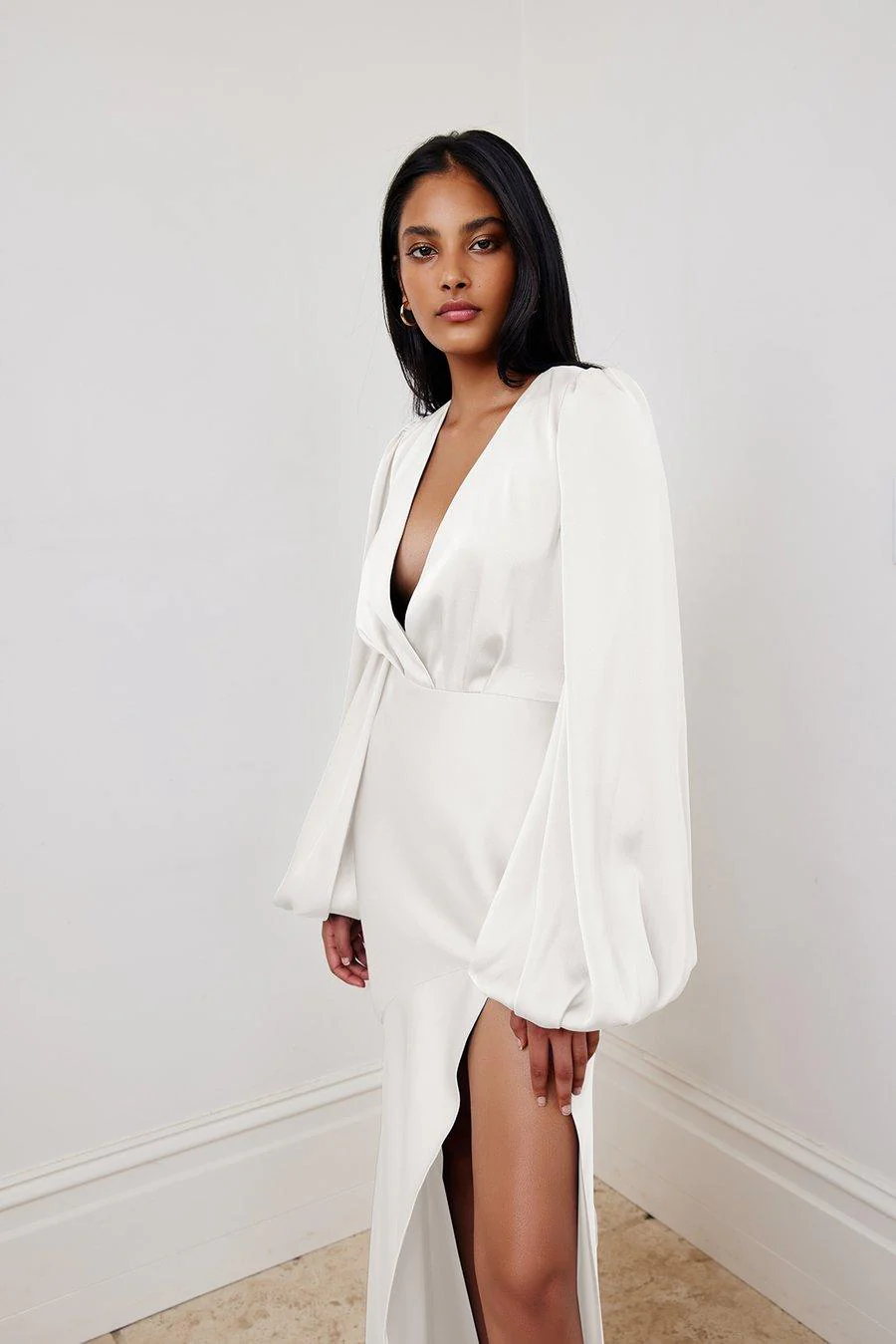 India Dress - Oyster - Image 5