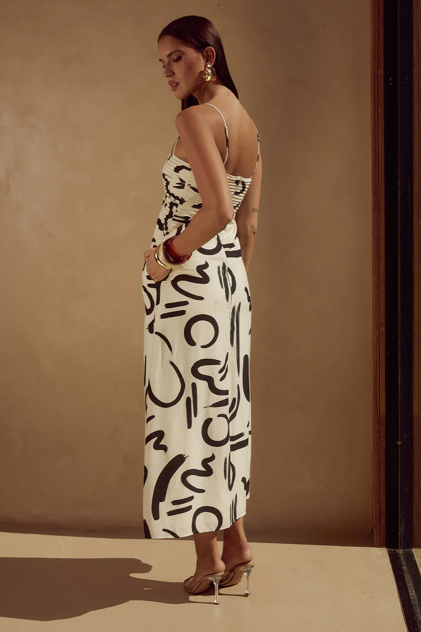 Ineze Midi Dress - York Sand - Image 2