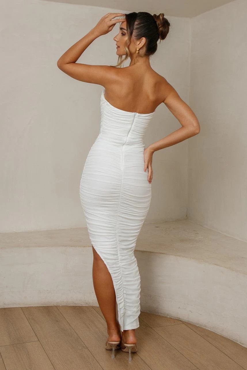 Isabelle Maxi Dress - White - Image 6