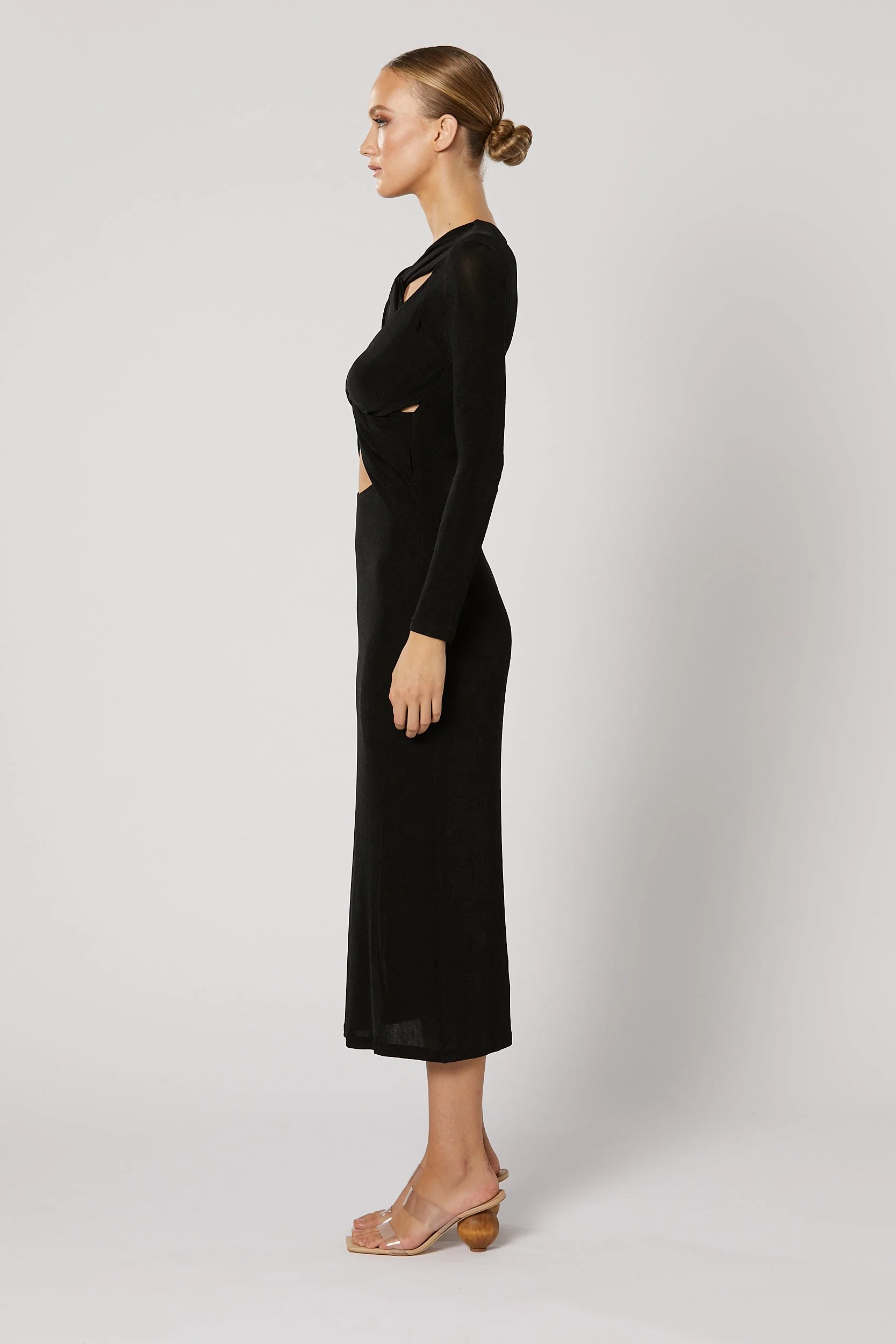 Ithaca Cut Out Dress - Black - Image 6