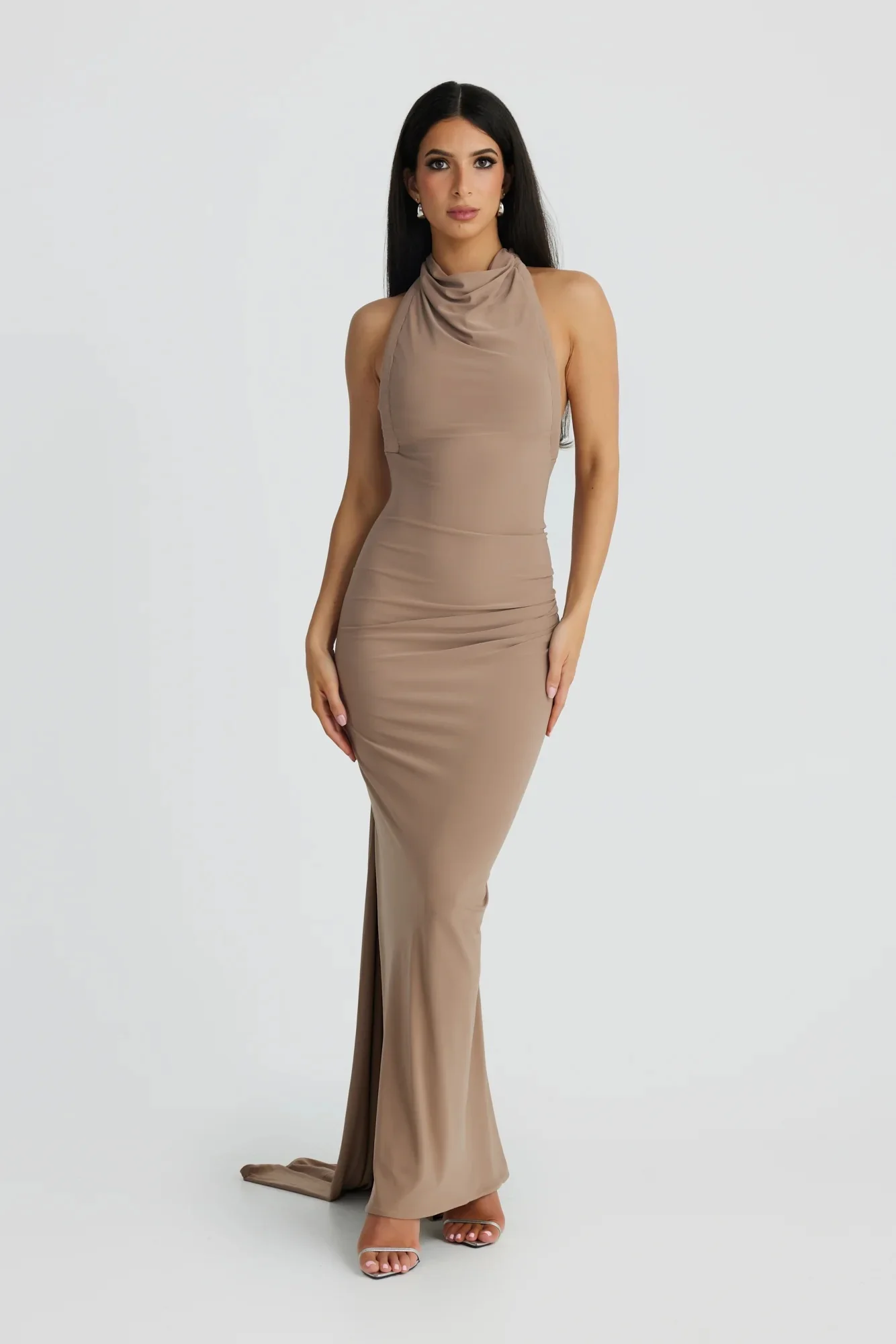 Ivana Multi-Way Gown - Latte - Image 5