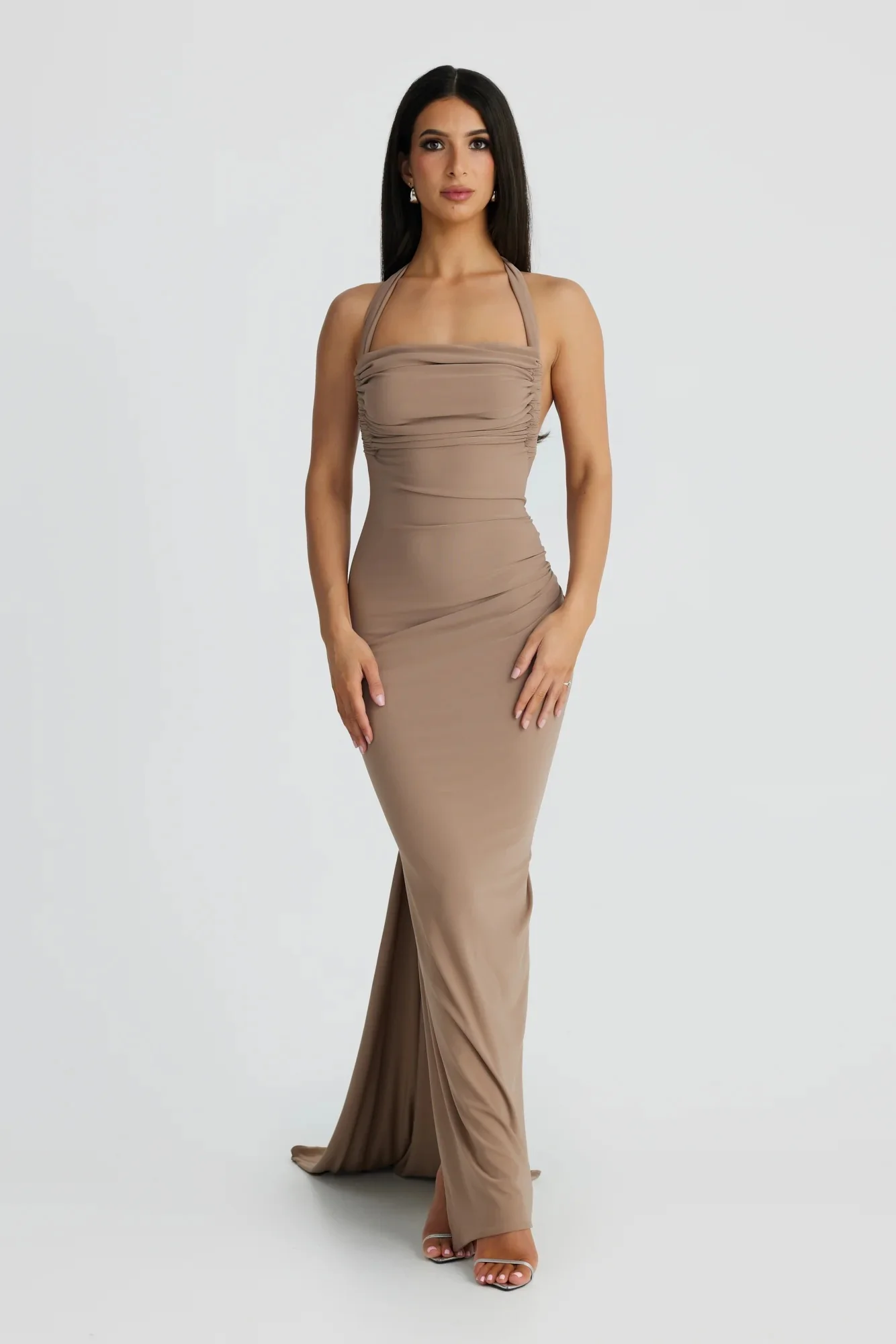Ivana Multi-Way Gown - Latte - Image 6