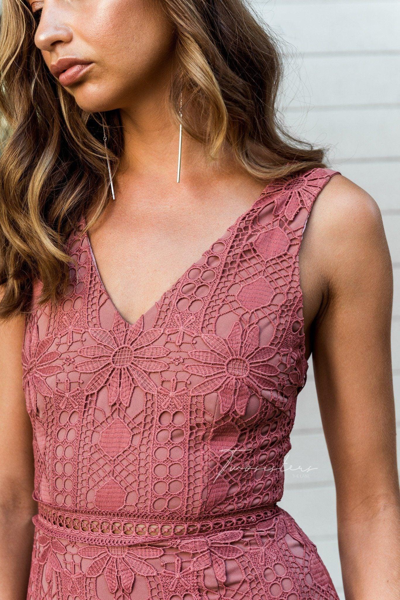 Izzy Dress - Mauve - Image 5