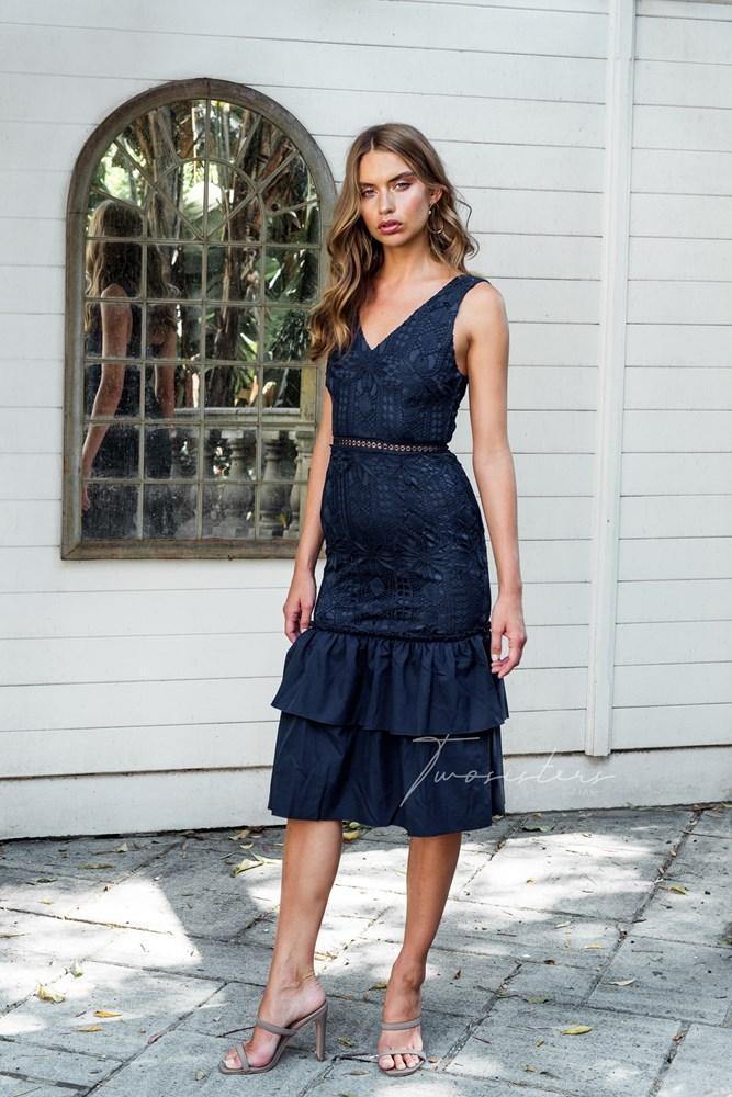 Izzy Dress - Navy - Image 2