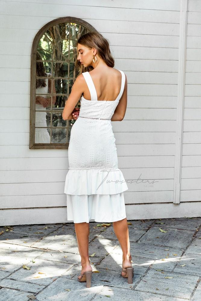 Izzy Dress - White - Image 5