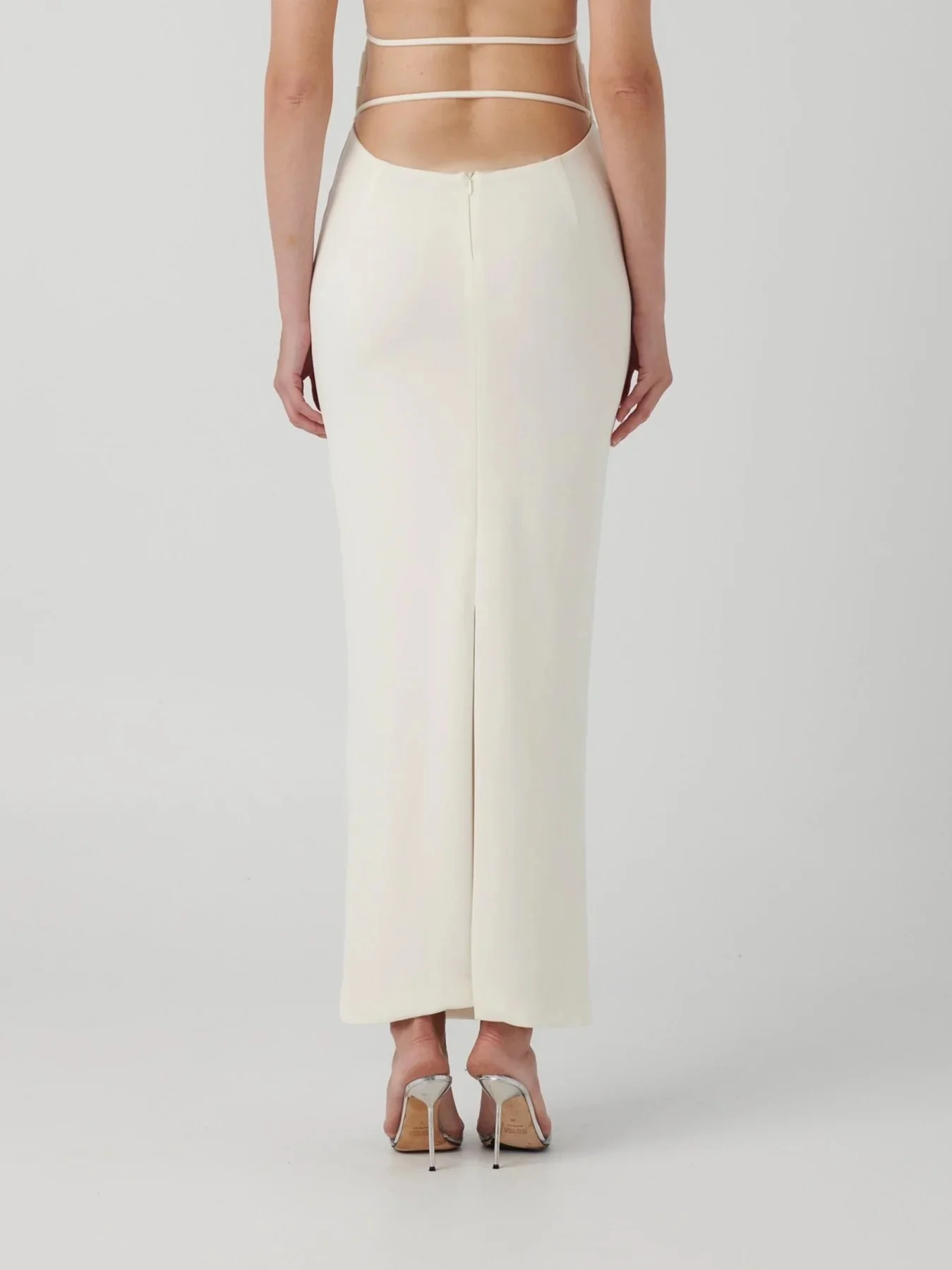 Jada Maxi Skirt - Ivory - Image 2