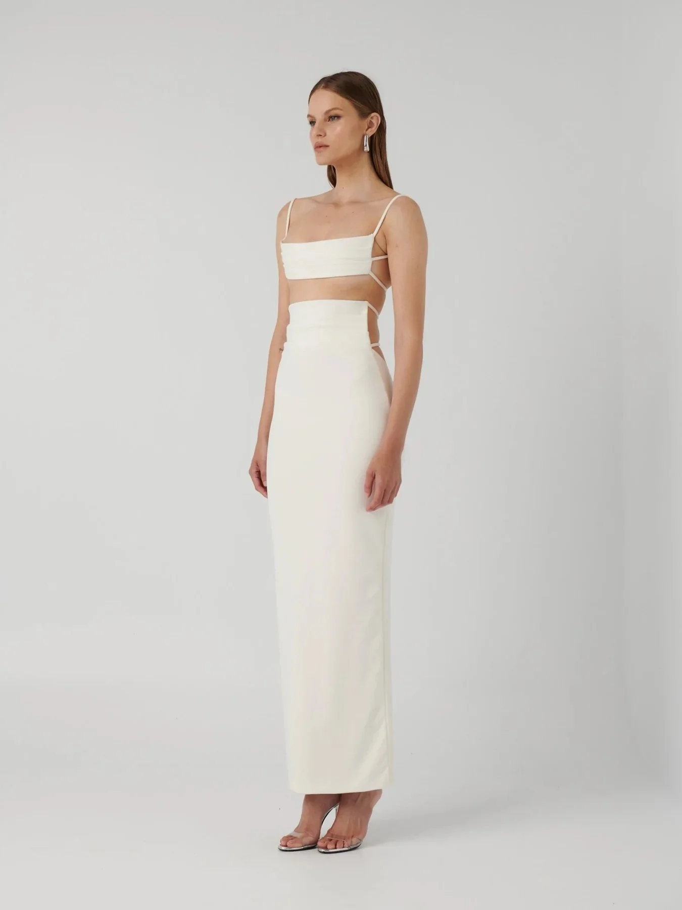 Jada Maxi Skirt - Ivory - Image 6