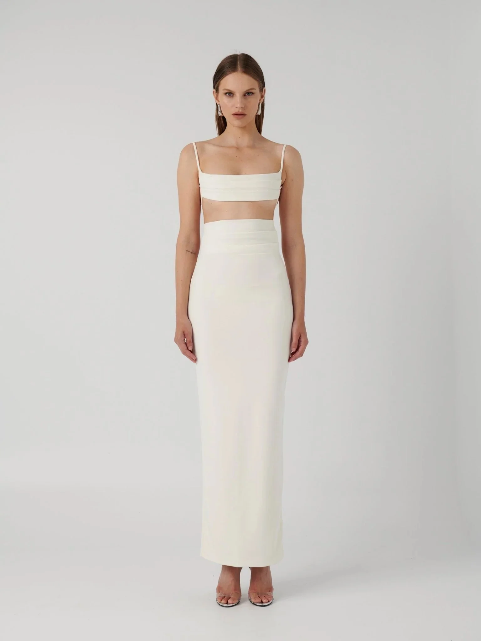 Jada Maxi Skirt - Ivory - Image 7