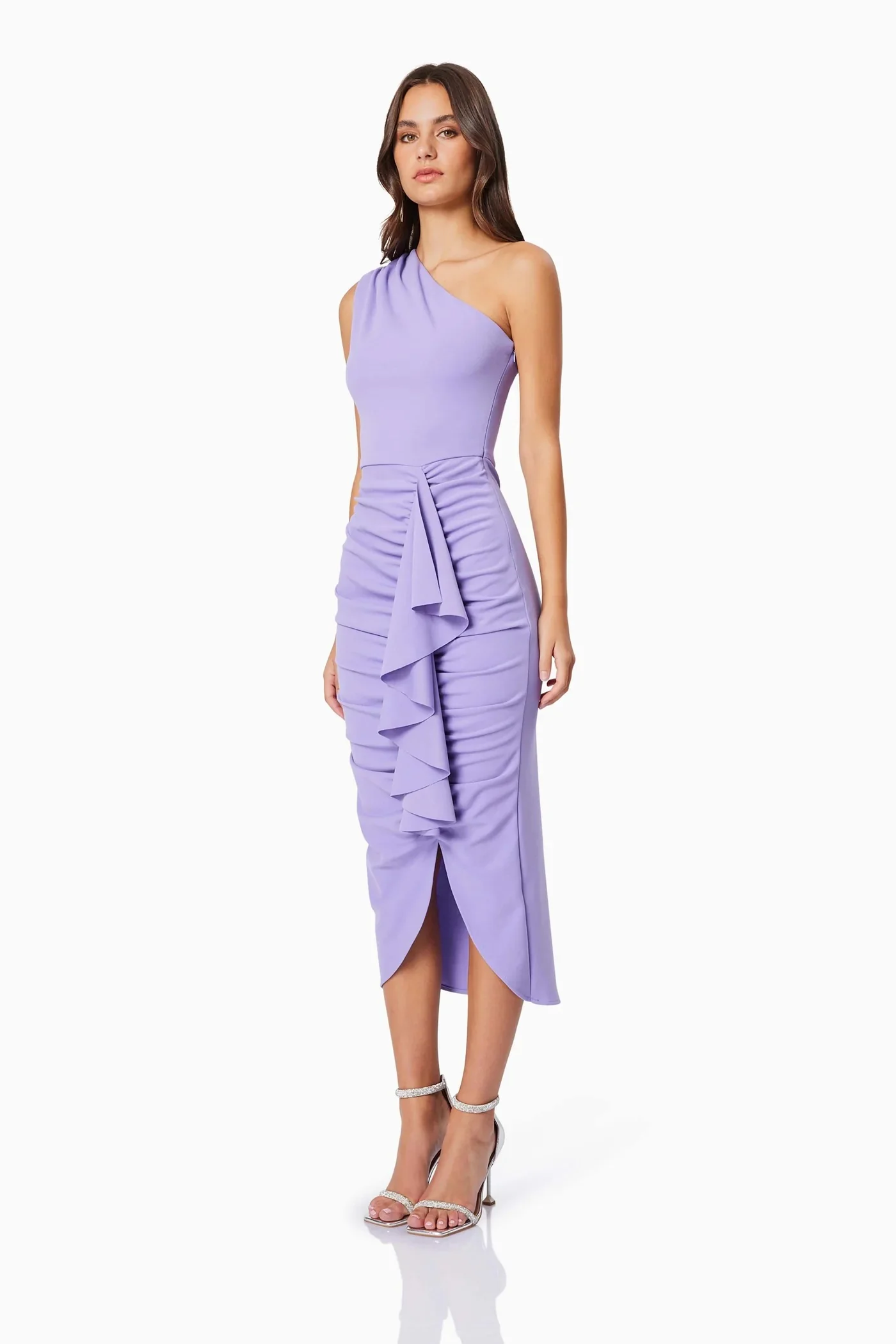 Jade Midi Dress - Purple - Image 3
