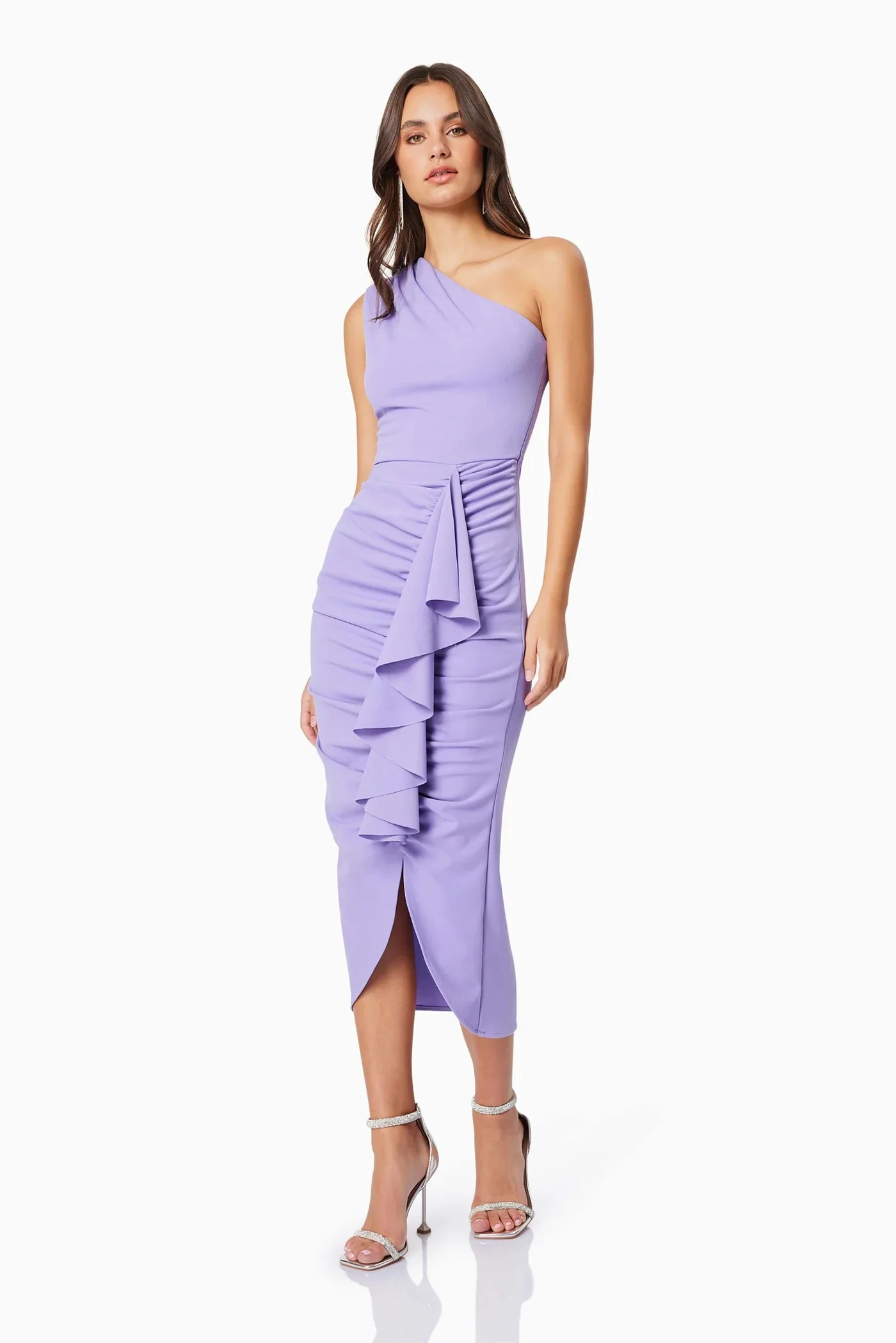 Jade Midi Dress - Purple - Image 5