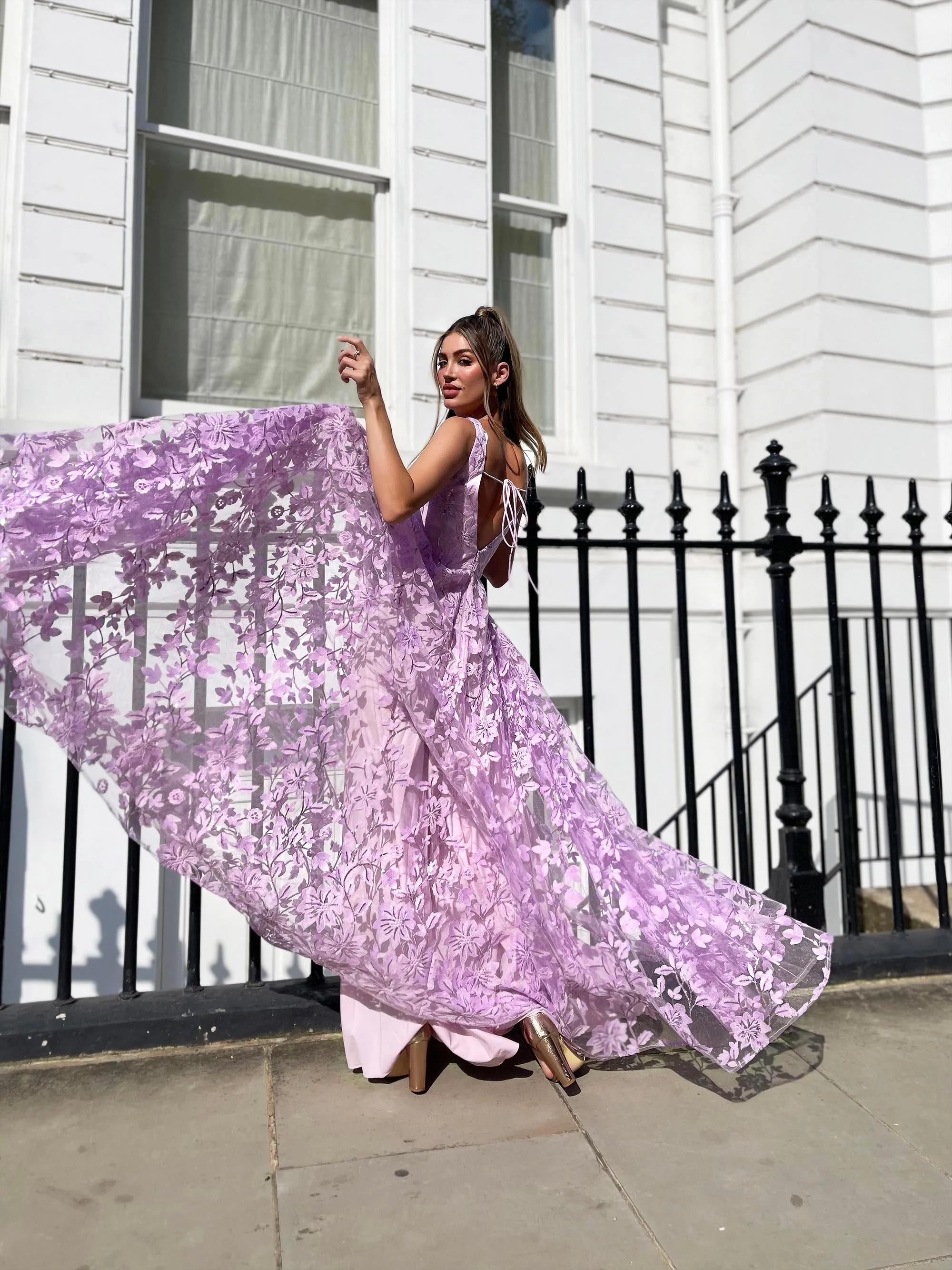 Jadore JP140 Gown - Lilac - Image 4