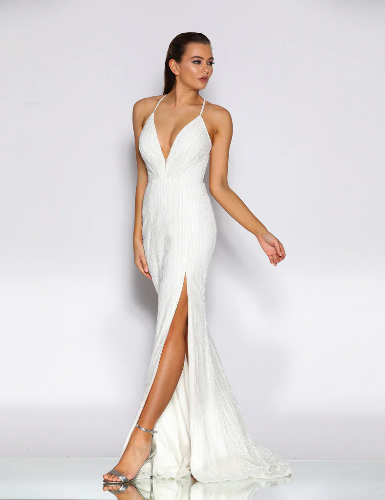 Jadore JX2006 Gown - Ivory - Image 4