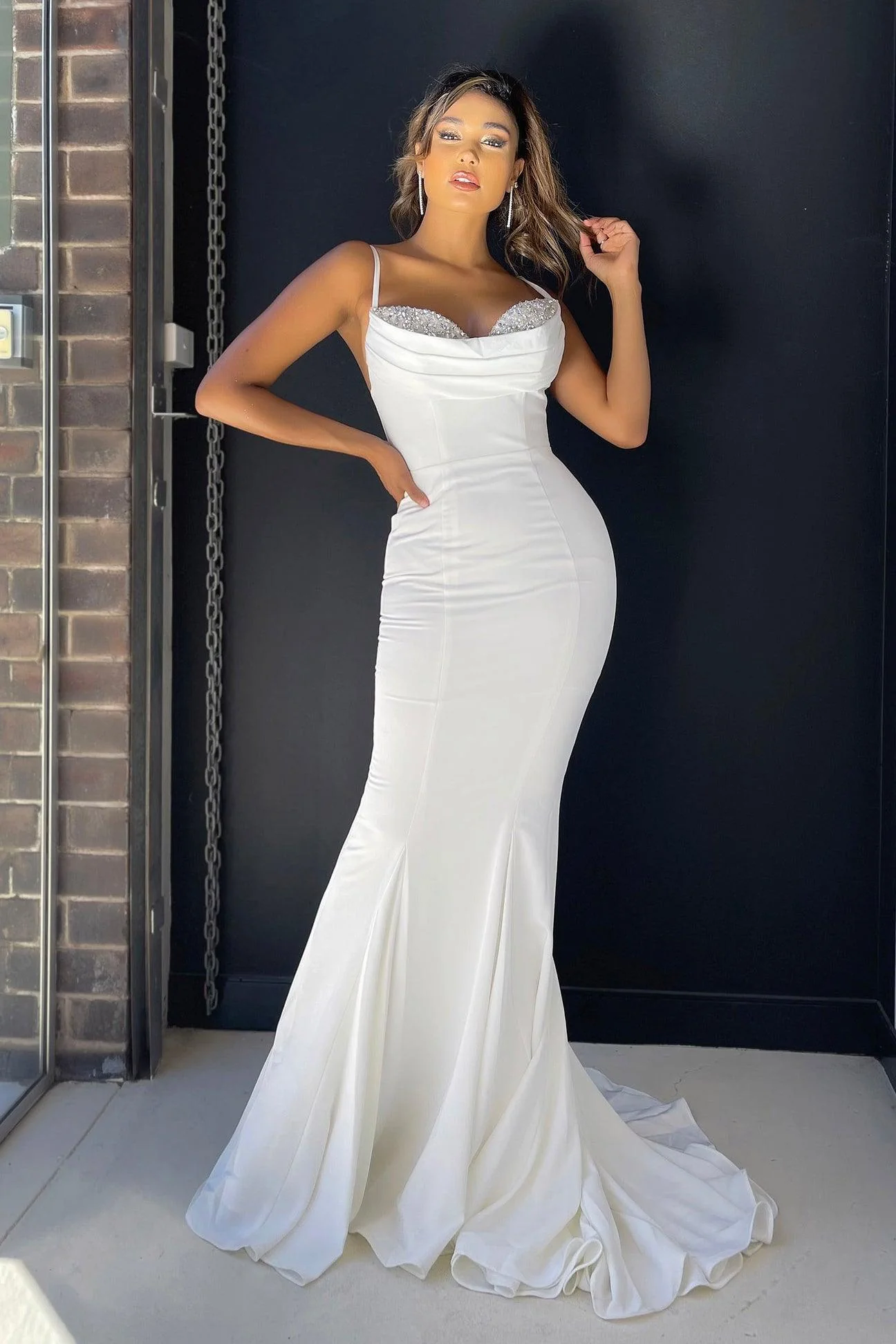 Jadore JX5016 Gown - Ivory - Image 2